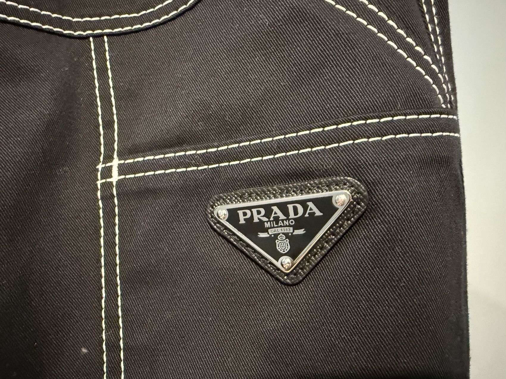 Prada Cargo Pant Contrast Stitching Size US 36 / EU 52 - 4 Thumbnail
