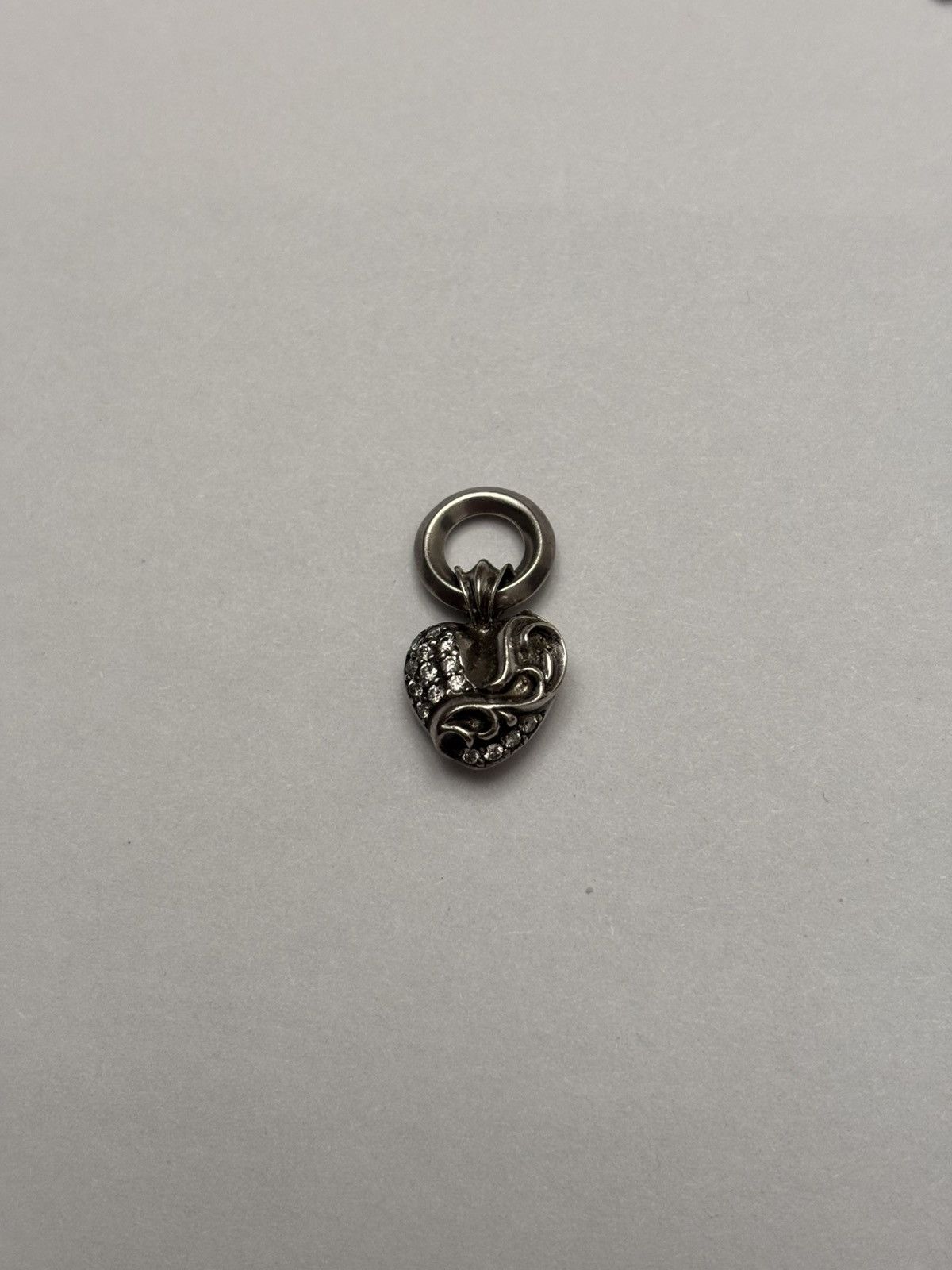 Chrome Hearts Chrome Hearts Pave Factory Set Diamond Heart Pendant Size ONE SIZE - 1 Thumbnail