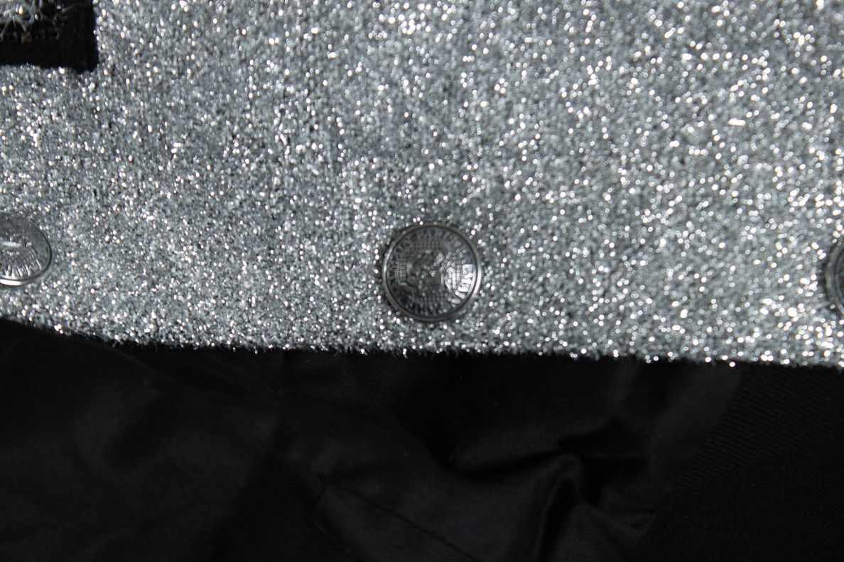 Balmain Balmain, Silver bomber with lurex Size US M / EU 48-50 / 2 - 9 Thumbnail