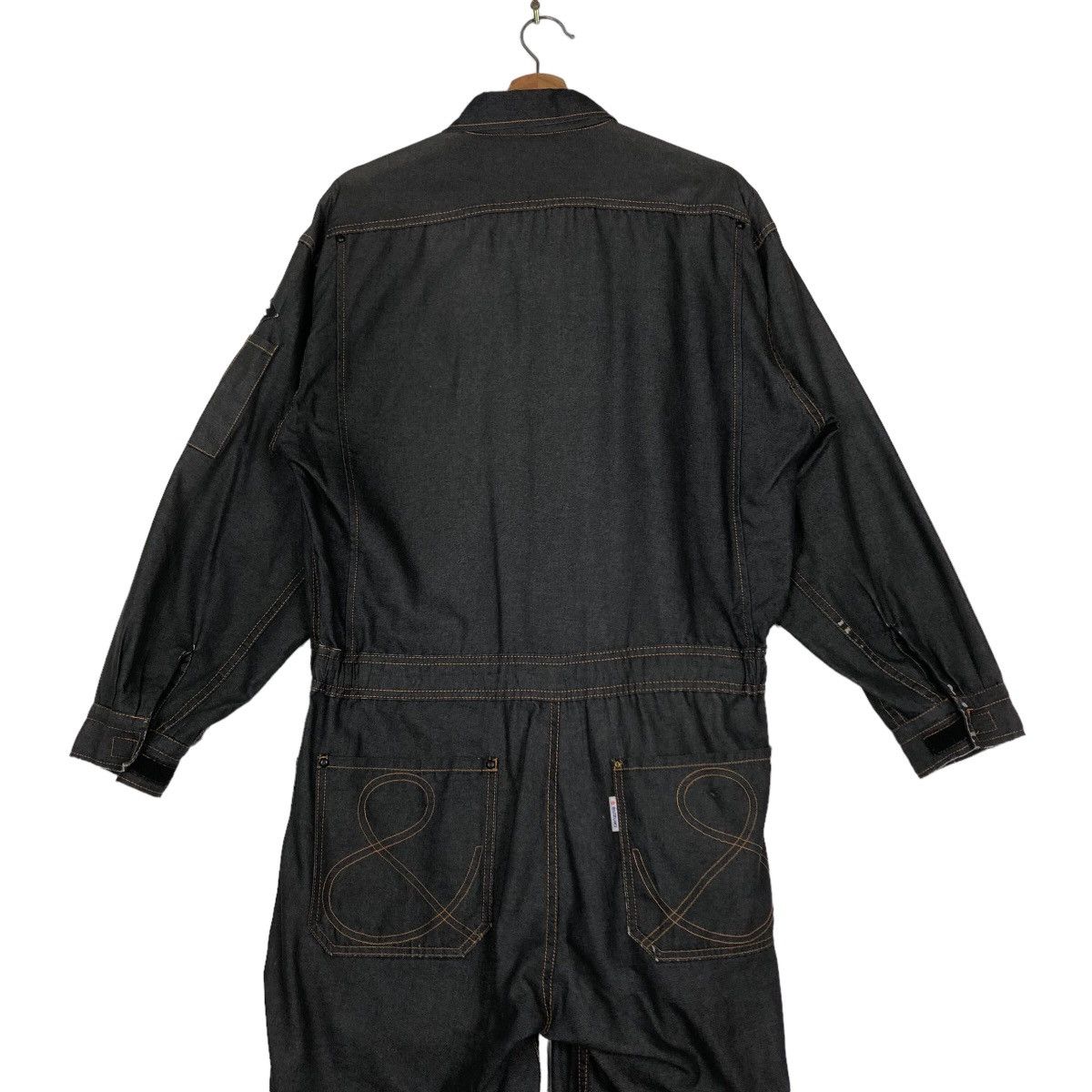 Japanese Brand 🔥90’s Vintage Work Overall Racing Suzuki Wear Big Logo Size US 36 / EU 52 - 9 Thumbnail