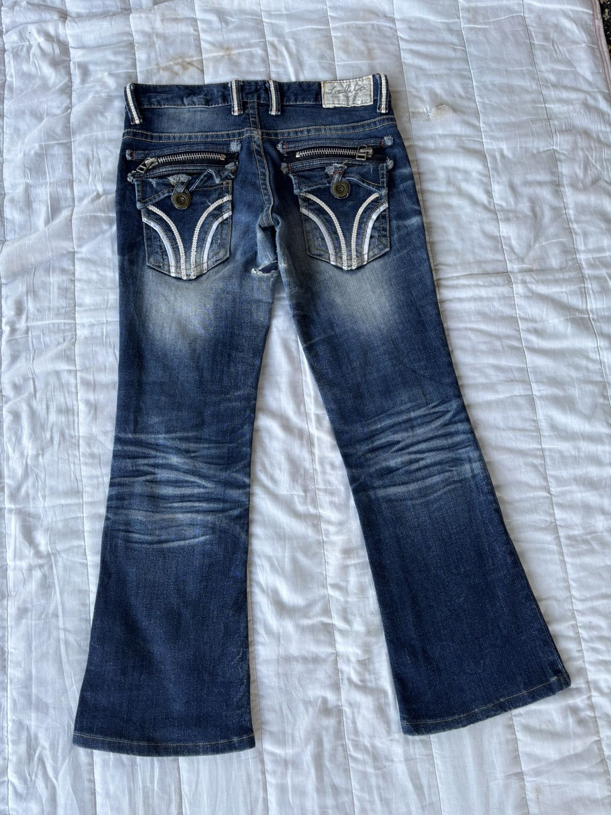 Hysteric Glamour 💥LOLITA FLARE BOOTCUT DENIM JEANS Size 30" / US 8 / IT 44 - 5 Thumbnail