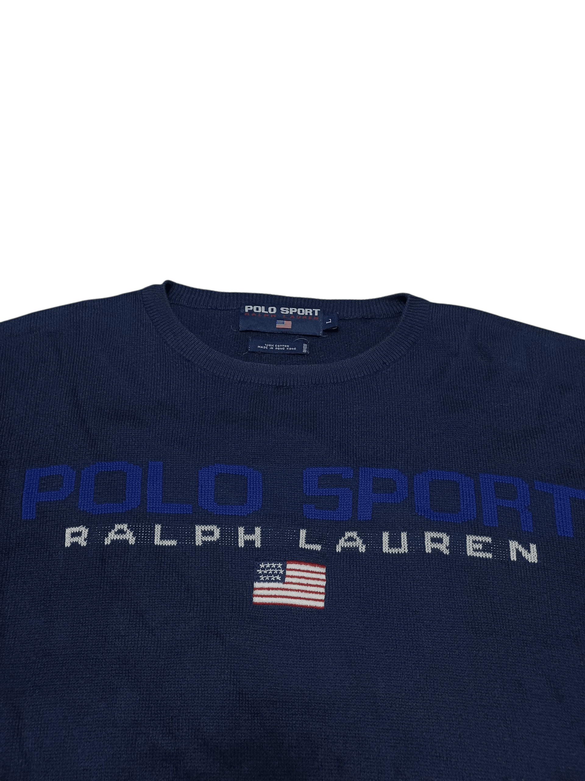 Polo Ralph Lauren POLO SPORT RALPH LAUREN VINTAGE AMERICAN FLAG SWEATER Size US L / EU 52-54 / 3 - 2 Thumbnail