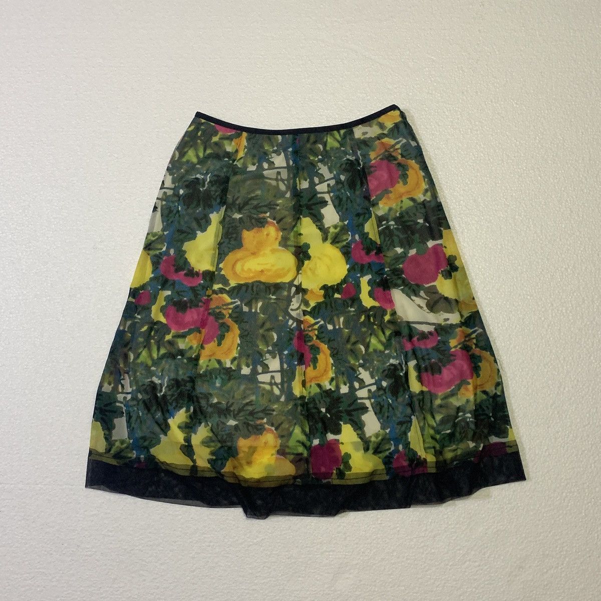 Vivienne Tam Vivienne Tam Mesh Floral Skirt 💐 Size 26" / US 2 / IT 38 - 1 Thumbnail