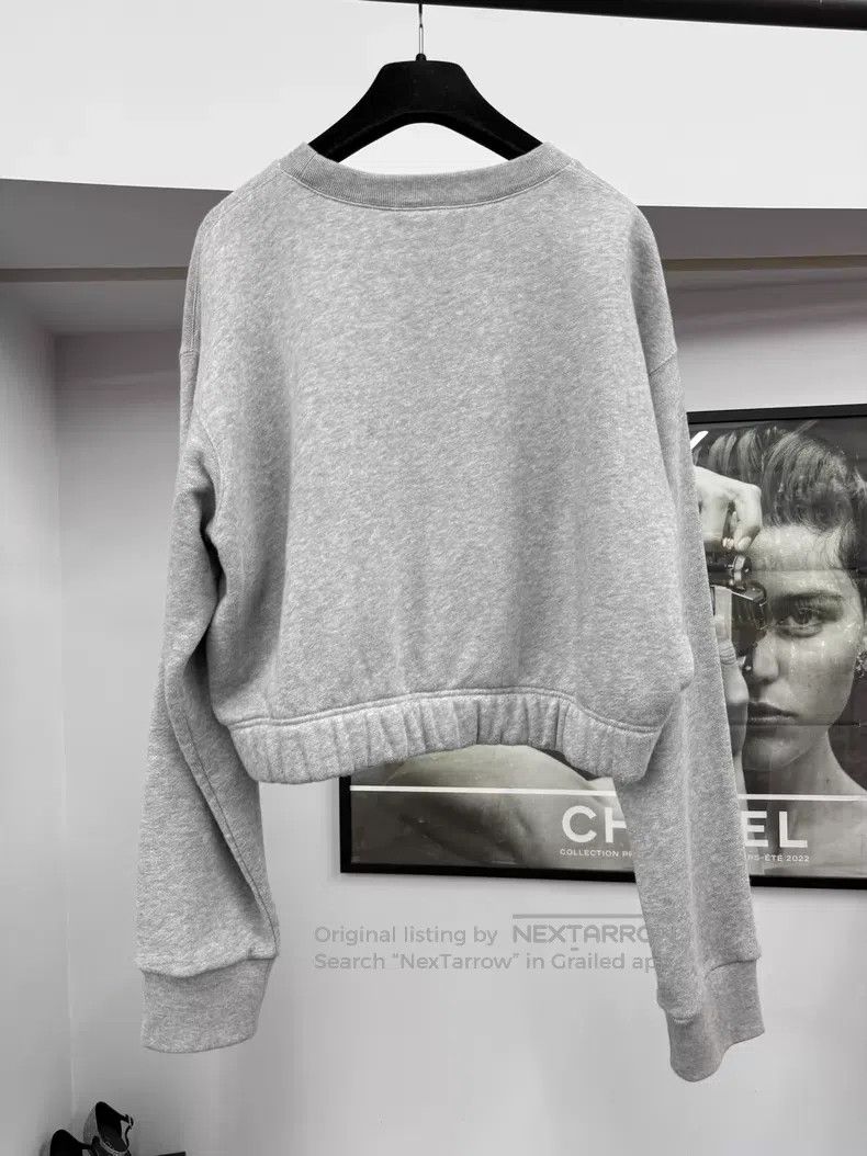 Gucci Gucci Grey big logo sweatshirt Size M / US 6-8 / IT 42-44 - 3 Thumbnail