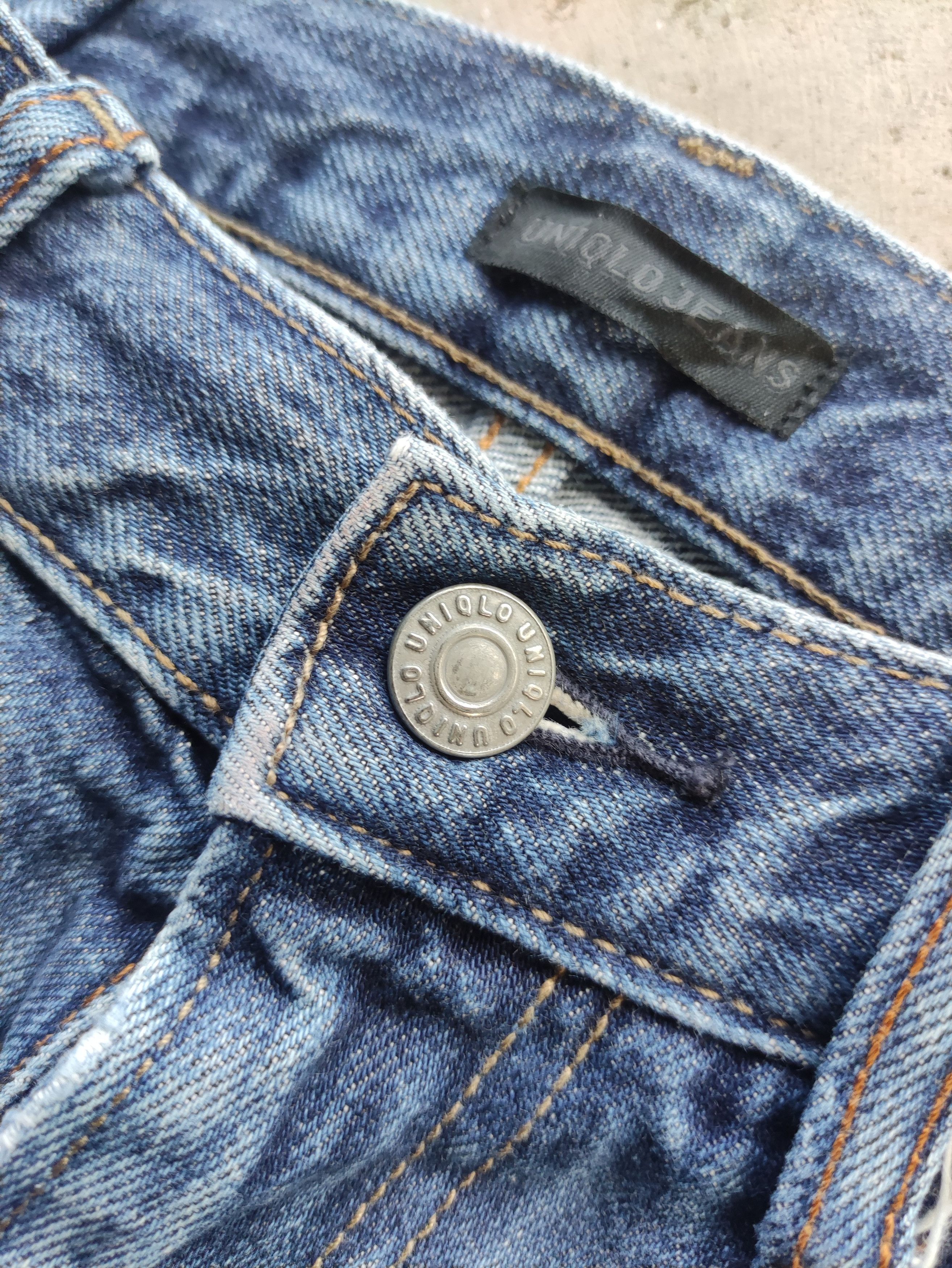 Japanese Brand Vintage Japanese Jean Distressed Faded Denim Size US 31 - 5 Thumbnail