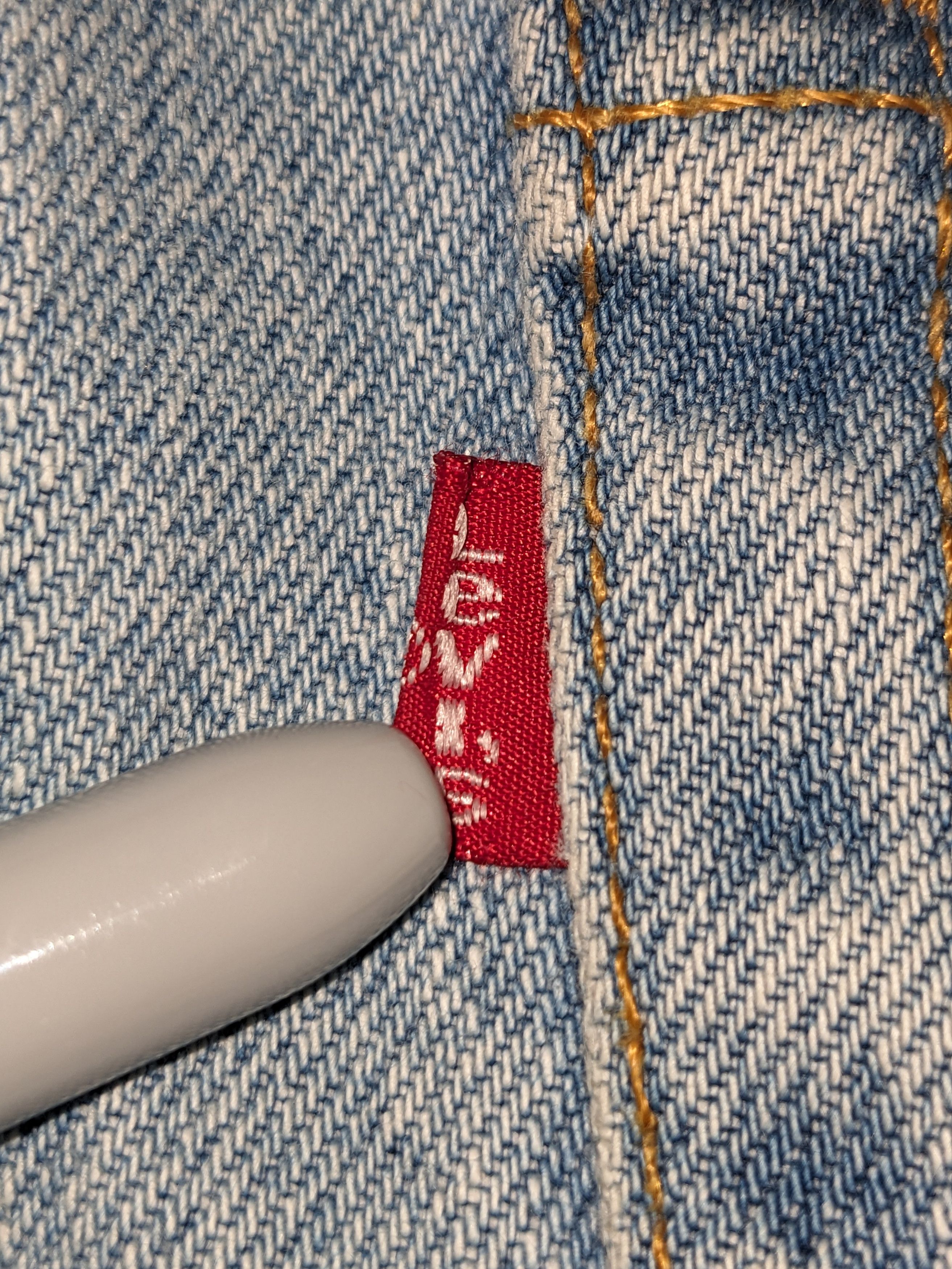 Levi's × Vintage Vintage 90s Levi's 550 38 x 30 Blue Denim Jeans Size US 38 / EU 54 - 6 Thumbnail