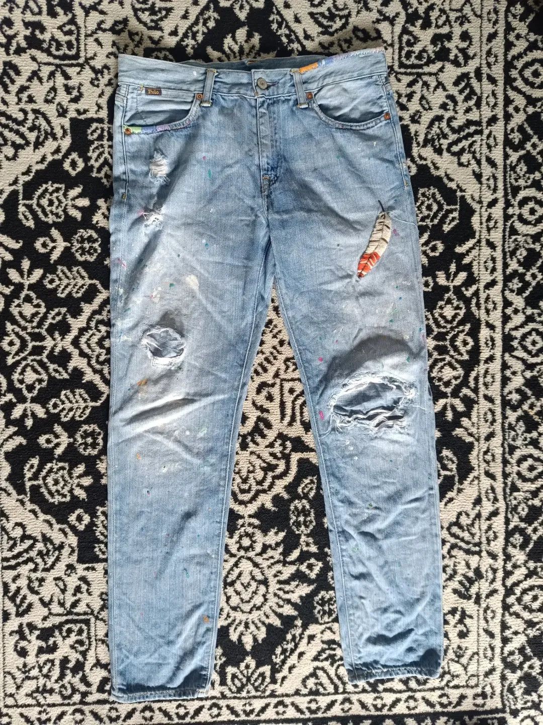 Polo Ralph Lauren Polo Splash Ink Jeans Size US 31 - 4 Thumbnail