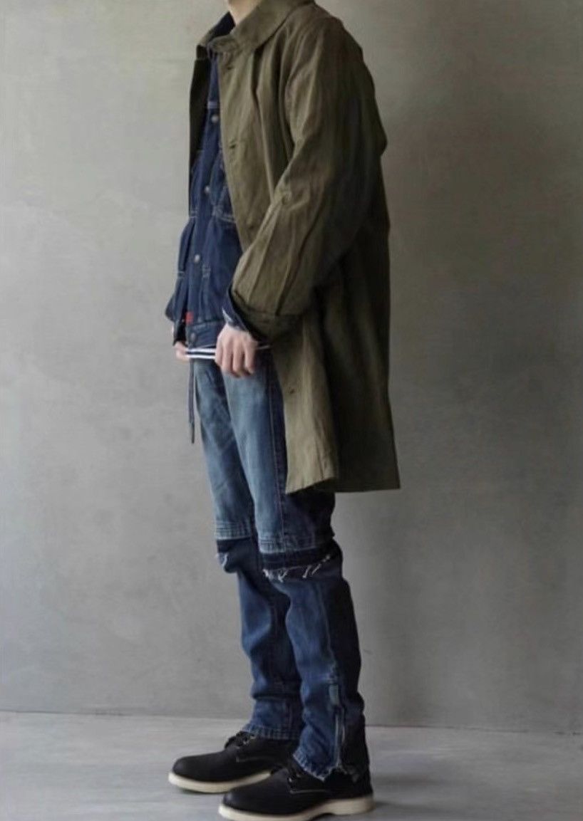 Visvim VISVIM GREASE MONKEY COAT (C/LI), 18AW, trench coat Size US M / EU 48-50 / 2 - 5 Thumbnail