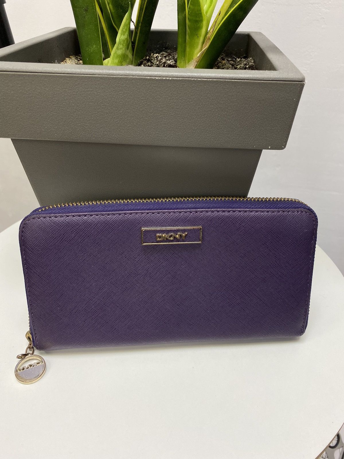 DKNY DKNY Women Purple Wallet Size ONE SIZE - 2 Thumbnail