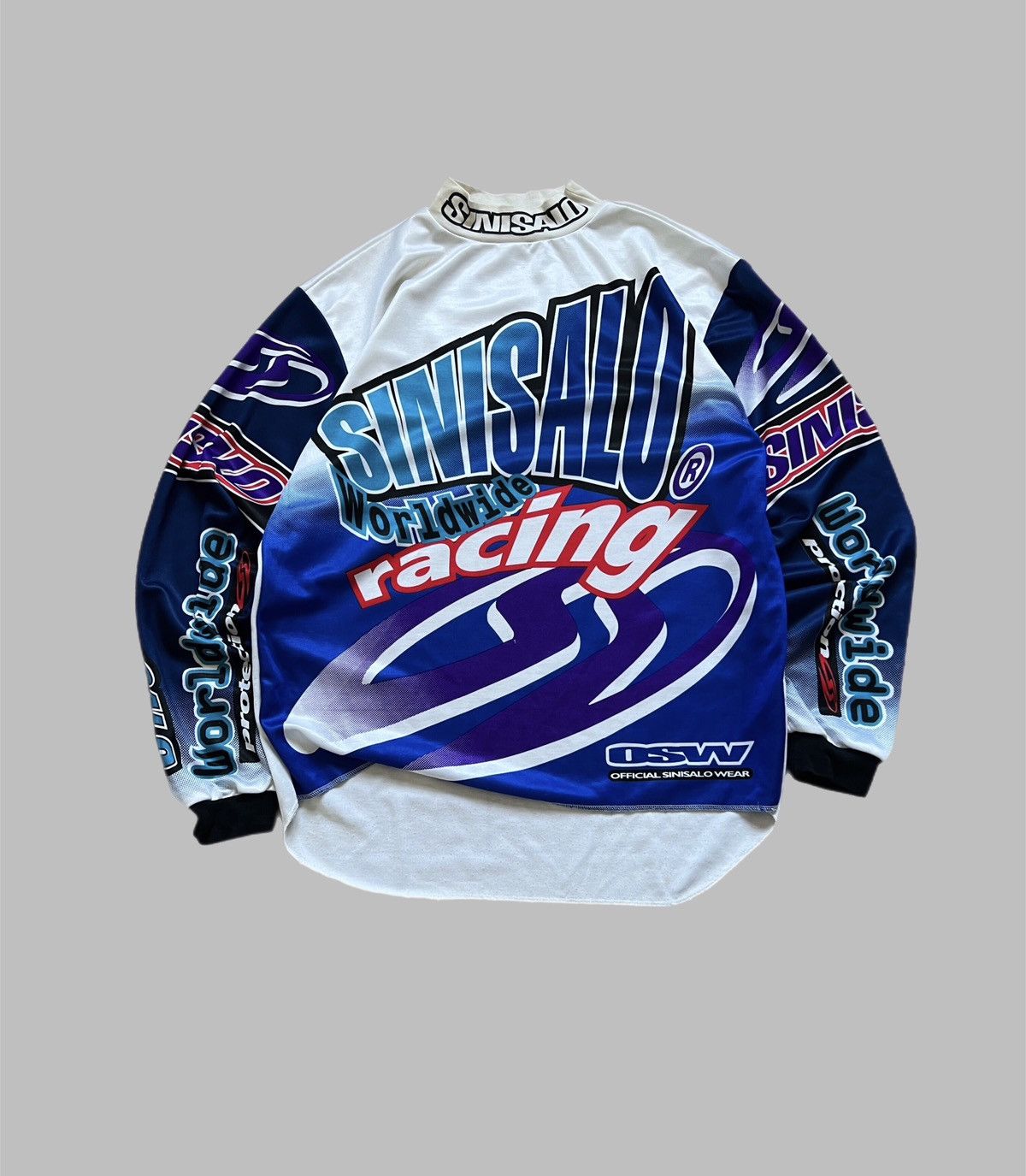 Other 1989 Vintage Sinisalo Worldwide Racing Motocross Jersey Size US XL / EU 56 / 4 - 1 Thumbnail