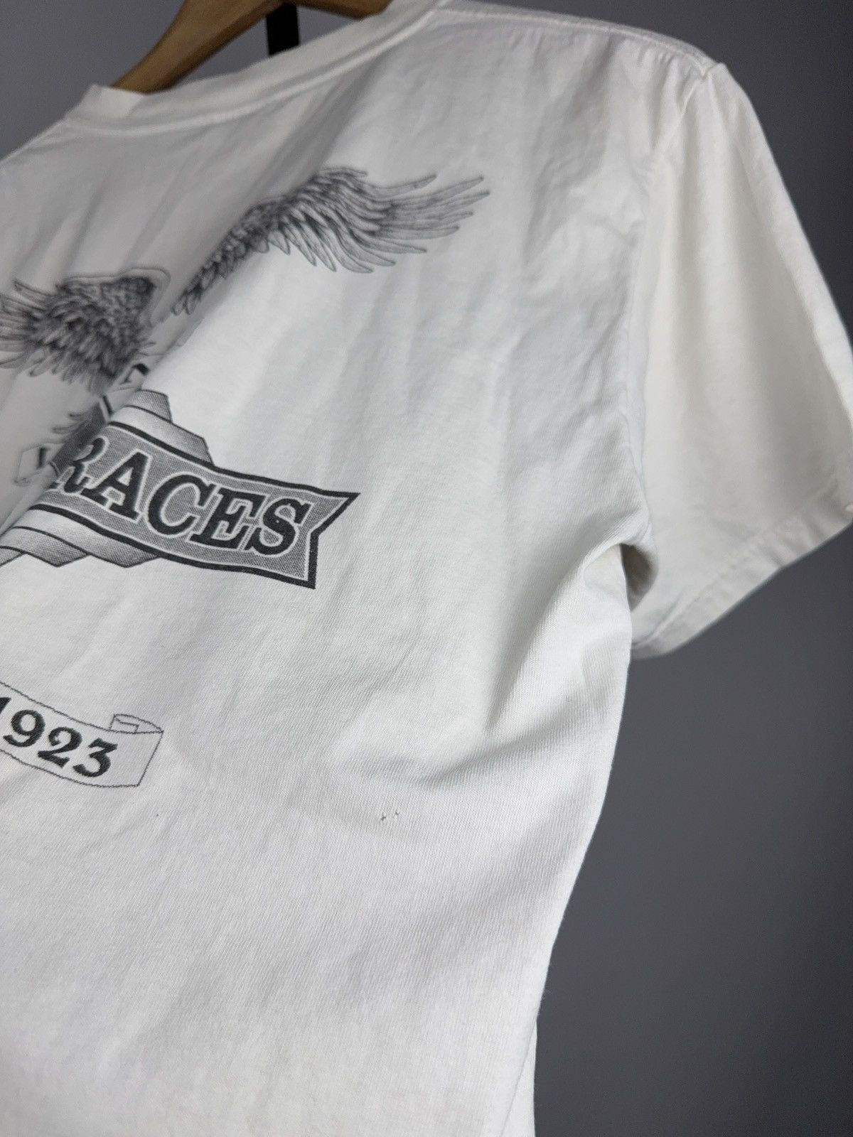 Vintage Vintage 1998 Laconia Moto Bike Week Eagle Biker T-Shirt USA Size US M / EU 48-50 / 2 - 14 Thumbnail