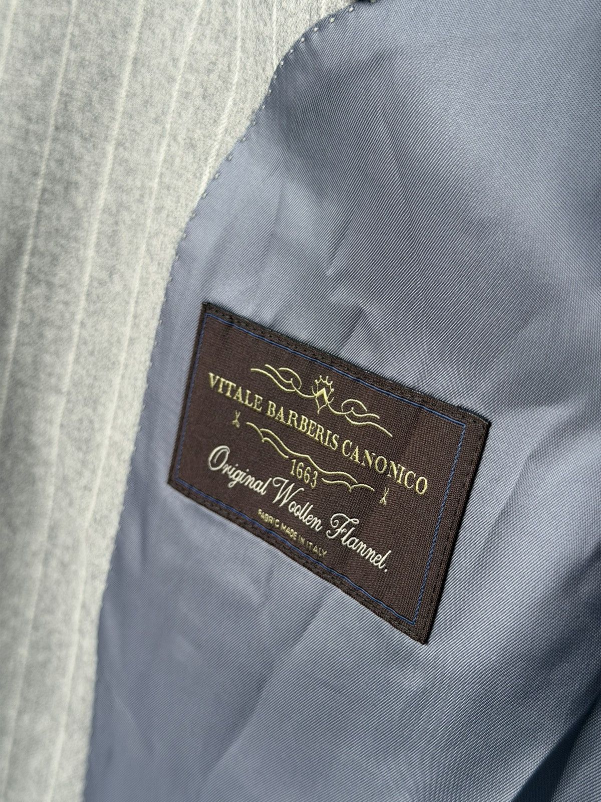 Suitsupply Suitsupply Wool Gray Striped Blazer Jacket Size 98 Size 40L - 7 Thumbnail