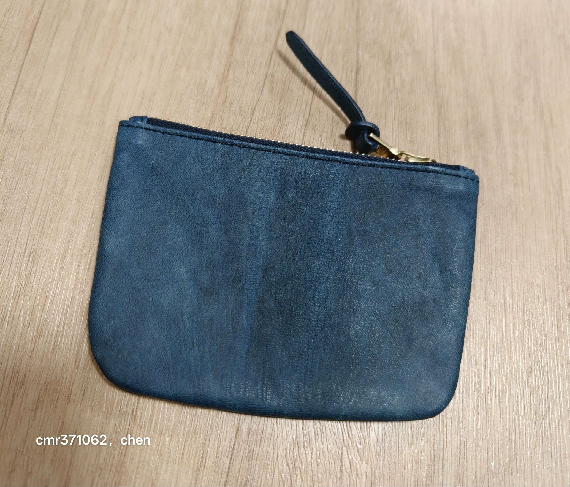 Vintage VISVIM ICT LEATHER WALLET N.D indigo Veg Tan Lambskin Riri Size ONE SIZE - 1 Thumbnail