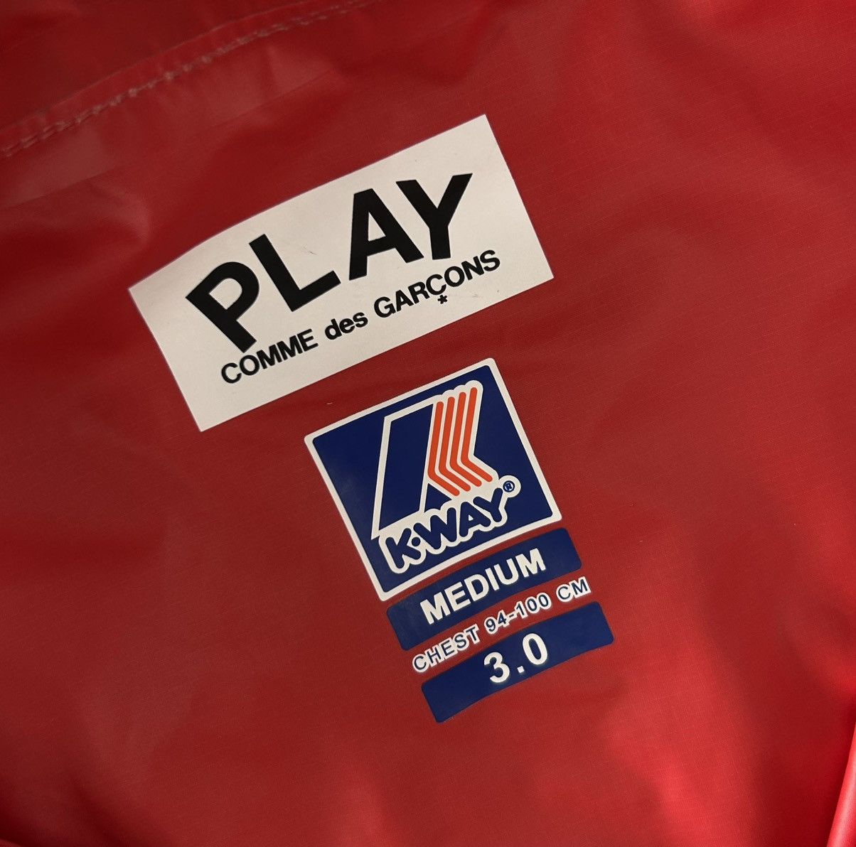 Comme des Garcons Comme Des GARCONS Play x K-Way Full-Zip Jacket Size Medium Size US M / EU 48-50 / 2 - 5 Thumbnail