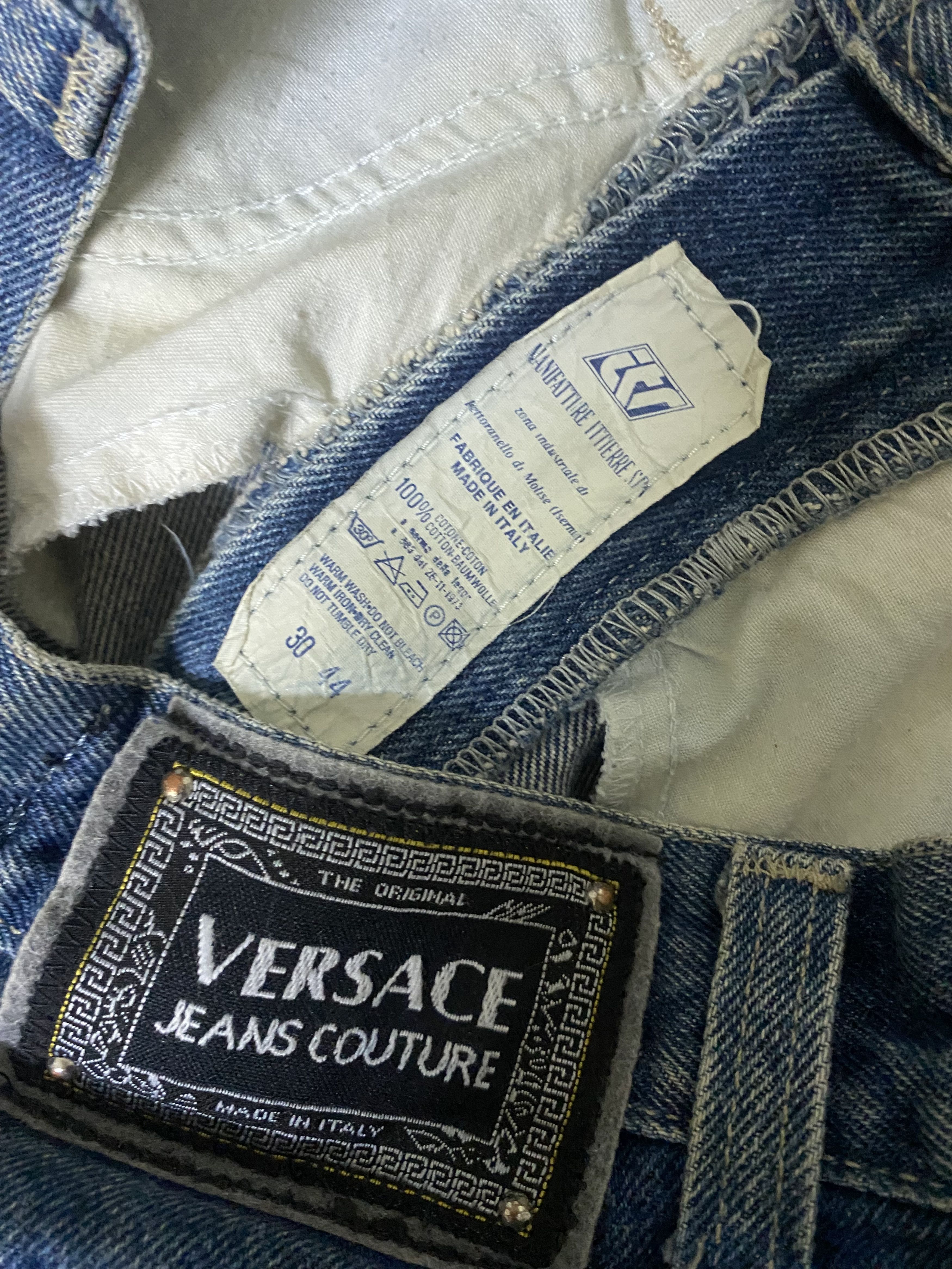 Versace Jeans Couture SS99 Versace Jeans Italia Size US 29 - 5 Thumbnail