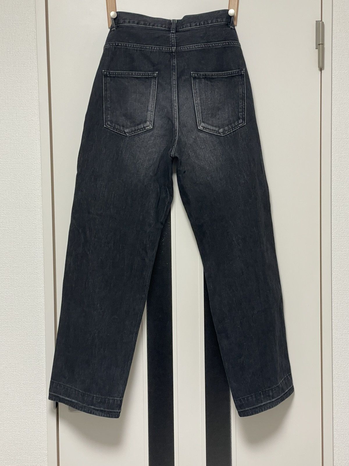 Japanese Brand Order Loose Fit Vintage Wash Japanese Denim Size US 29 - 2 Thumbnail