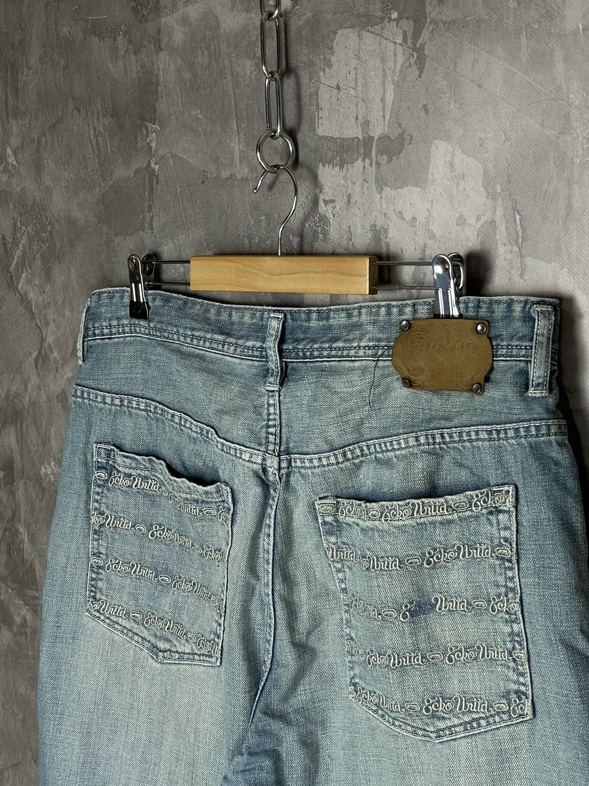 Ecko Unltd. × Vintage Vintage Y2k Early2000's Ecko Grunge Emo Skater Baggy Shorts Size US 36 / EU 52 - 7 Thumbnail
