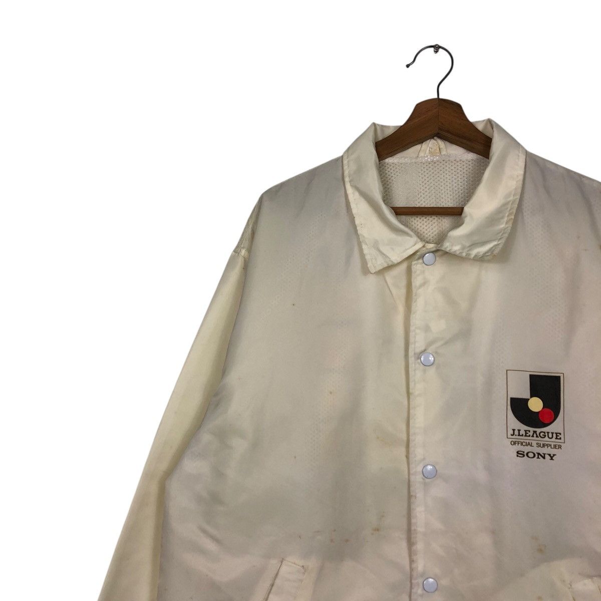 Japanese Brand Vintage 1994 J.League Sony Big Logo Sportswear Issey Miyake Size US M / EU 48-50 / 2 - 9 Thumbnail