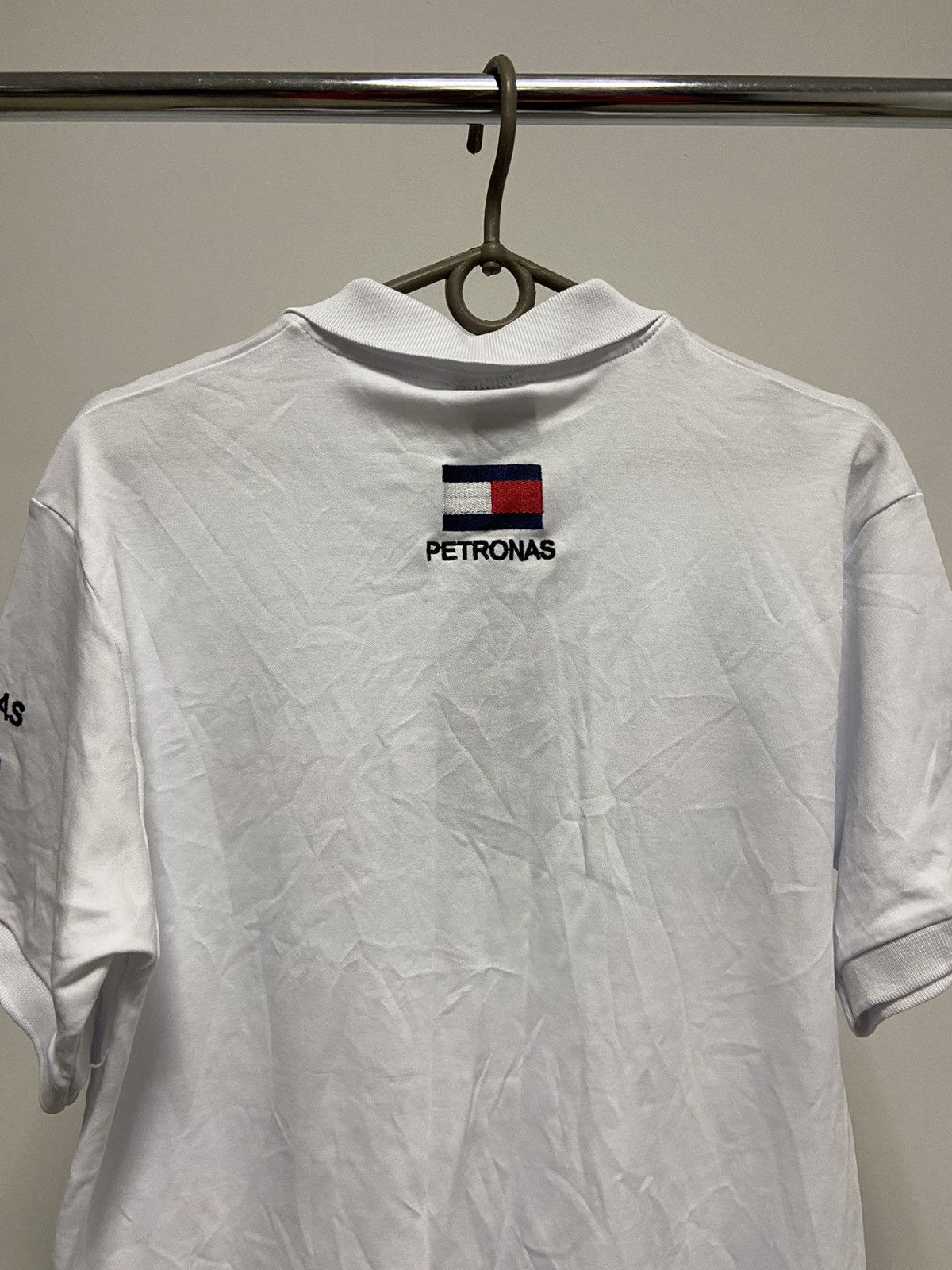 Mercedes-Benz × Vintage Mercedes Benz Racing polo t shirt Big Logo petronas Size US L / EU 52-54 / 3 - 4 Thumbnail