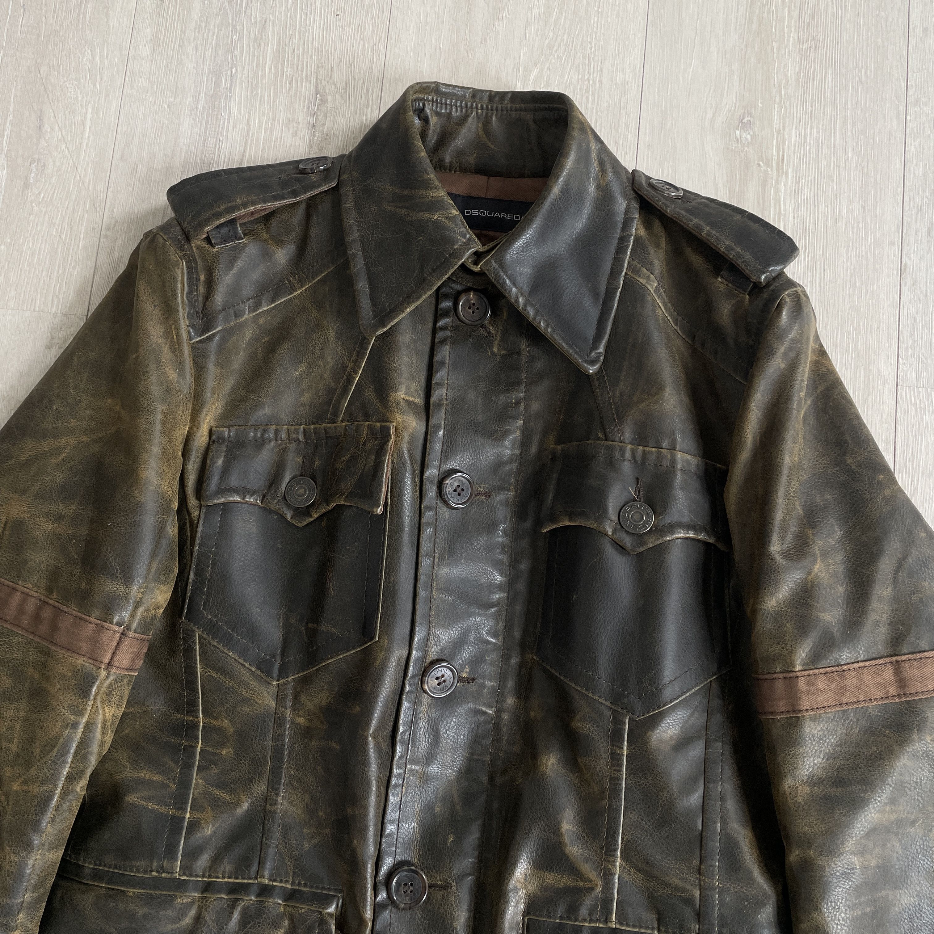 Dsquared2 Dsquared2 AW03 leather jacket Size US M / EU 48-50 / 2 - 7 Thumbnail