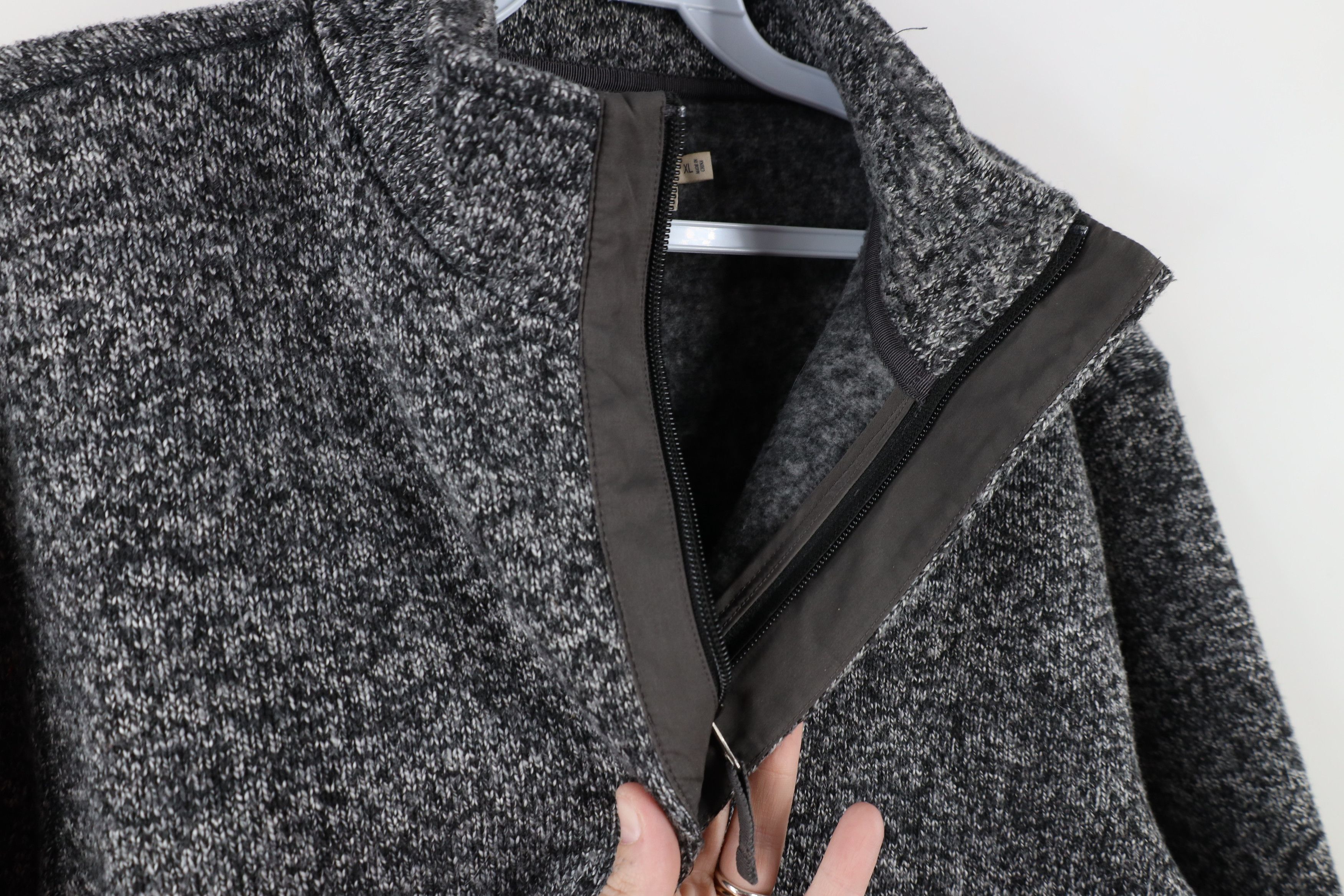 Faherty × Vintage Faherty Brand Fleece Knit 1/4 Zip Pullover Sweater Gray Size US XL / EU 56 / 4 - 8 Thumbnail