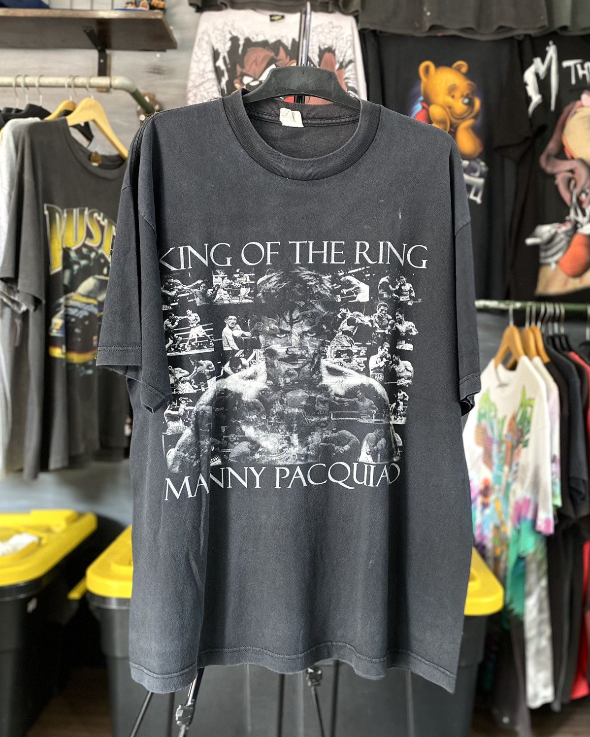 AAA T-Shirt Vintage Boxing Manny Pacquiao King of The Ring Size US XL / EU 56 / 4 - 1 Thumbnail