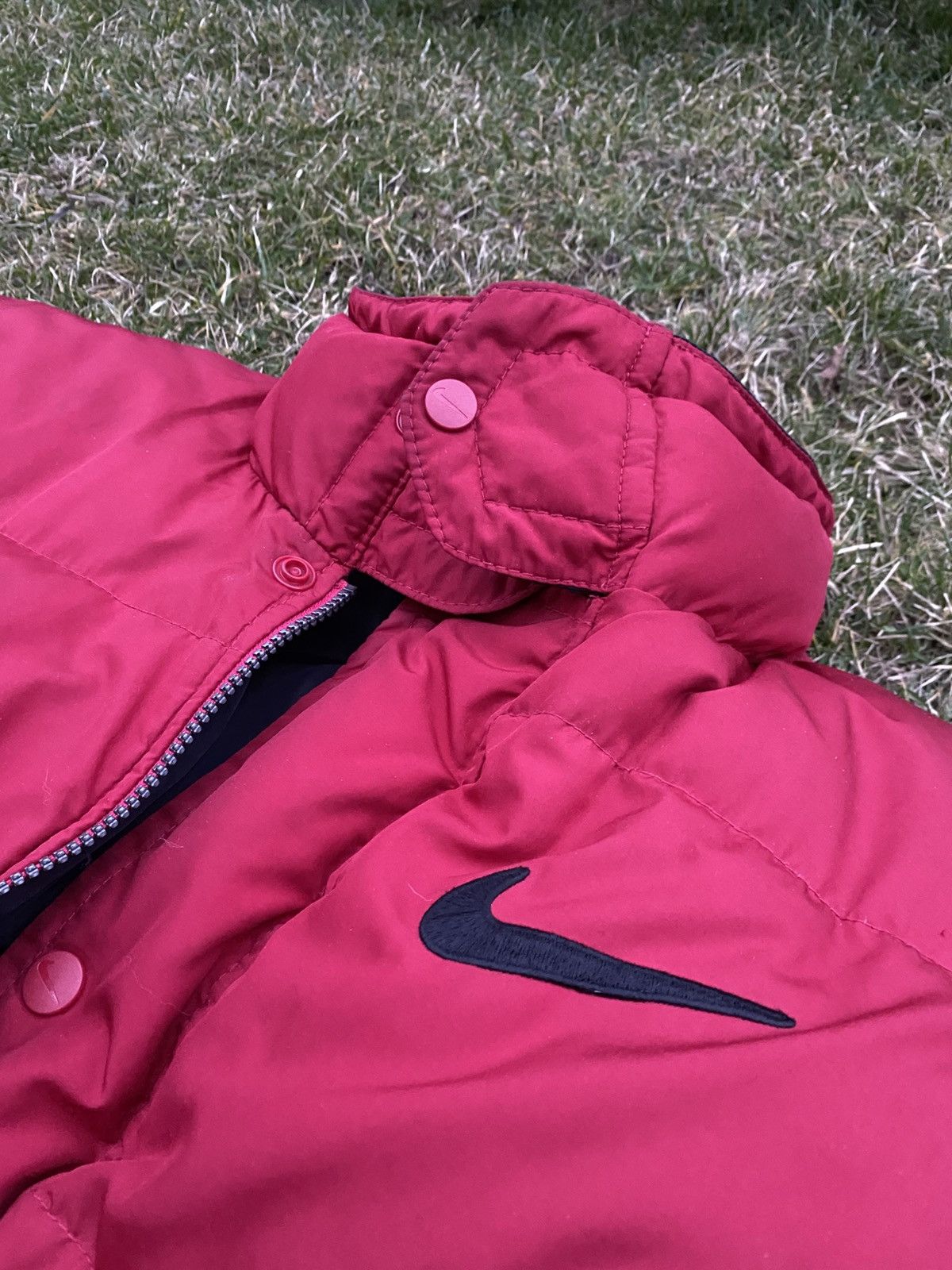 Nike × Vintage Very Rare 90s Nike Vintage Nylon Puffer Jakcet Size US L / EU 52-54 / 3 - 7 Thumbnail