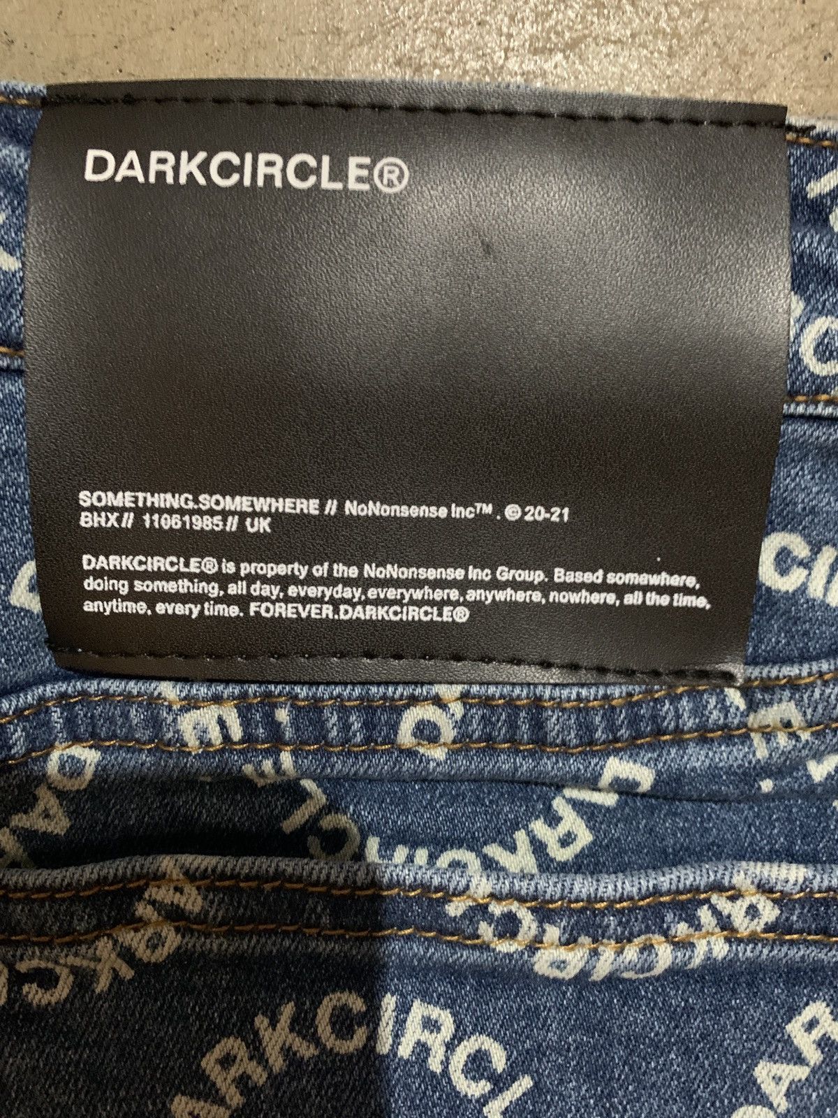 Other DARKCIRCLE 20-21 All Over Print Denim Pants Size US 32 / EU 48 - 4 Thumbnail