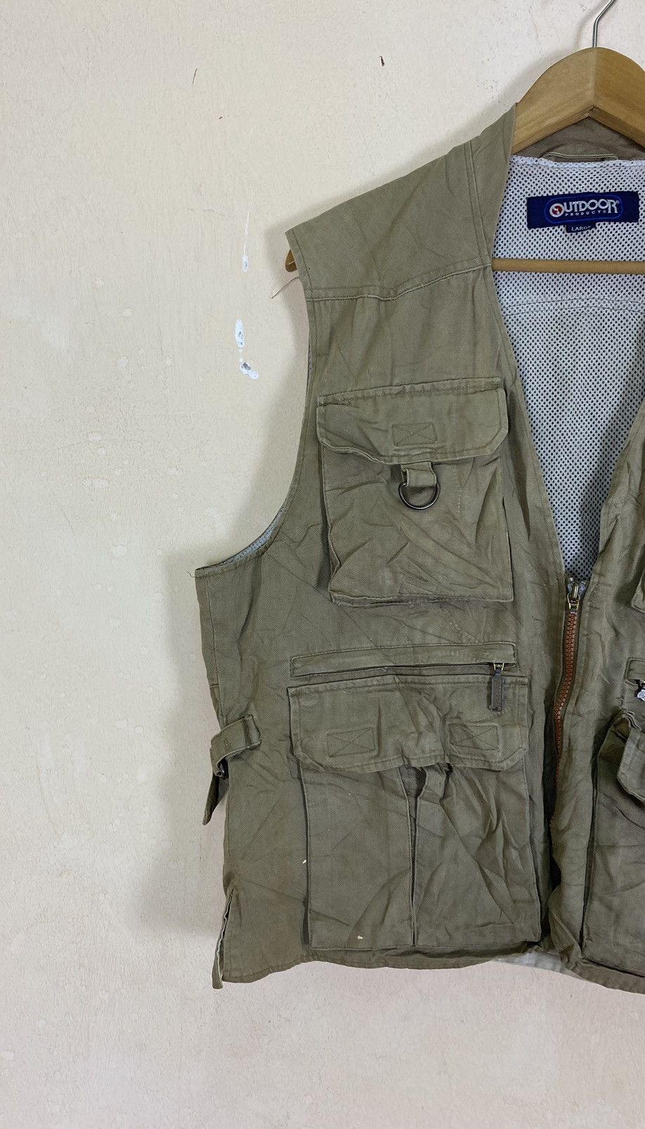 Vintage Vintage Outdoor Tactical Vest Jacket Size US L / EU 52-54 / 3 - 3 Thumbnail
