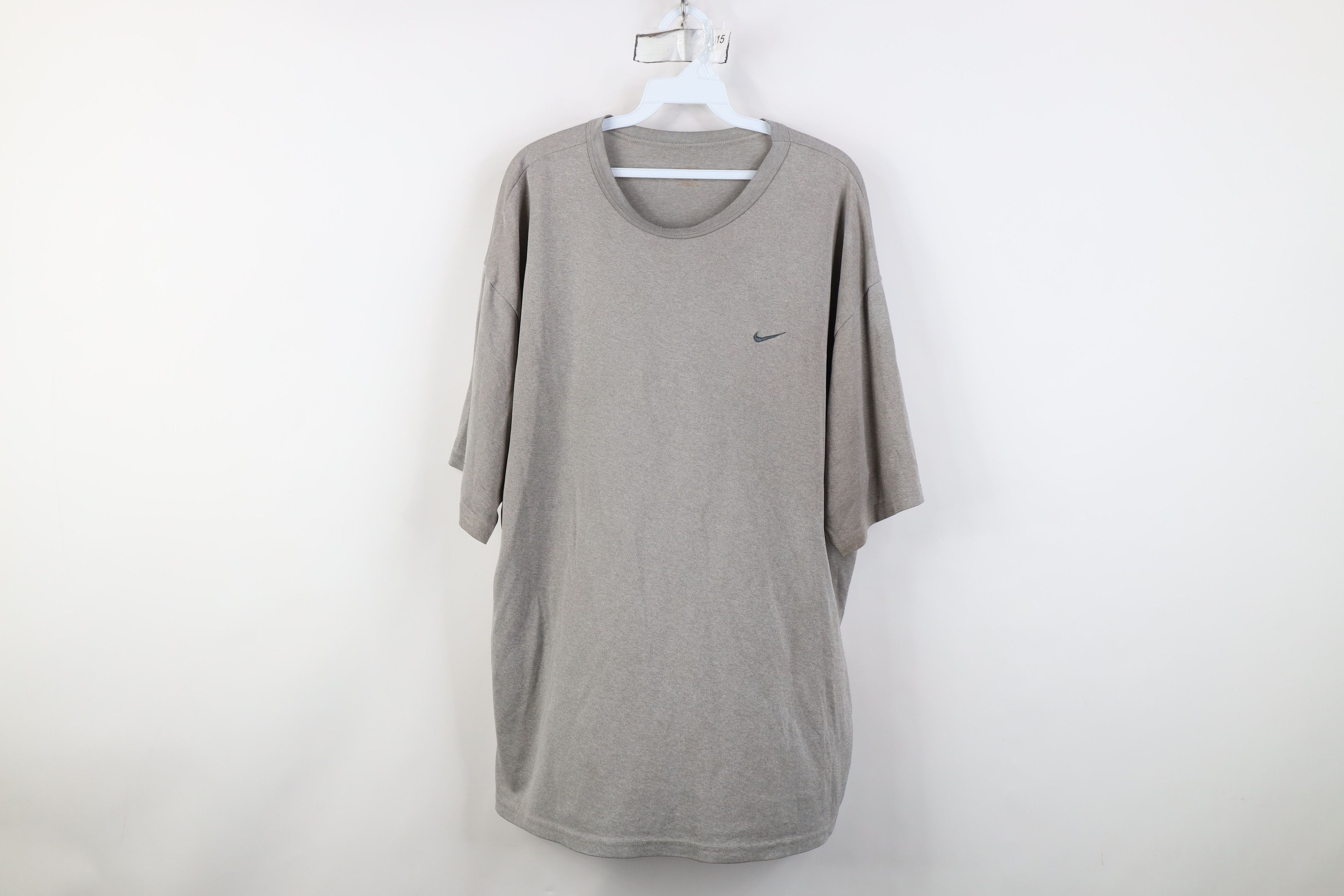 Nike Vintage Nike Travis Scott Mini Swoosh Knit T-Shirt Gray Size US XXL / EU 58 / 5 - 1 Thumbnail