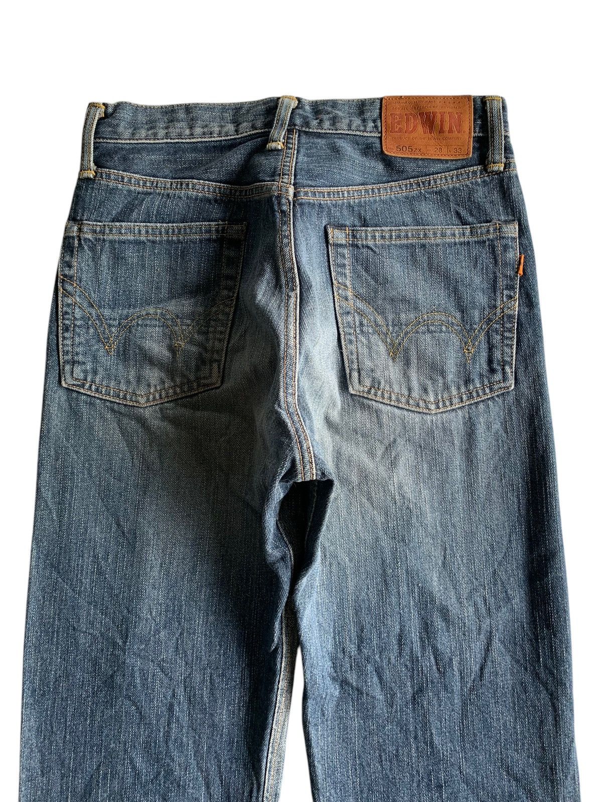 Kapital EDWIN 505ZX SELVEDGE FADED&RUSTY DISTRESSED DENIM Size US 28 / EU 44 - 7 Thumbnail