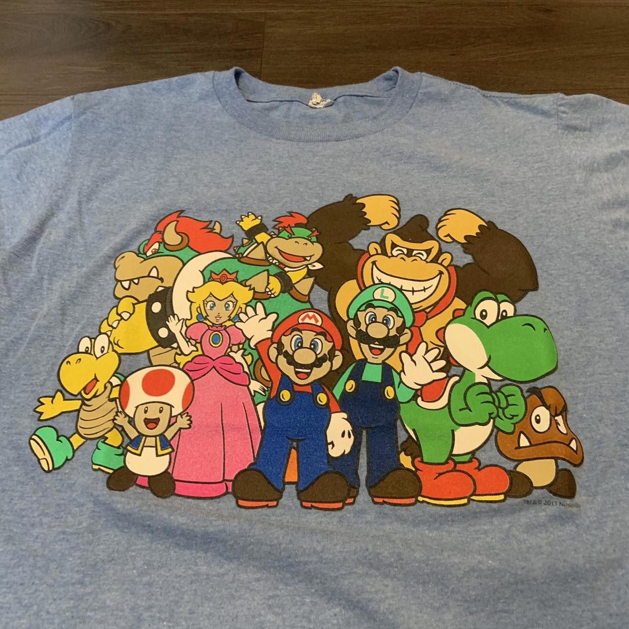 Designer Nintendo Characters T Shirt Mario Luigi Peach Toad Yoshi Size US S / EU 44-46 / 1 - 3 Thumbnail