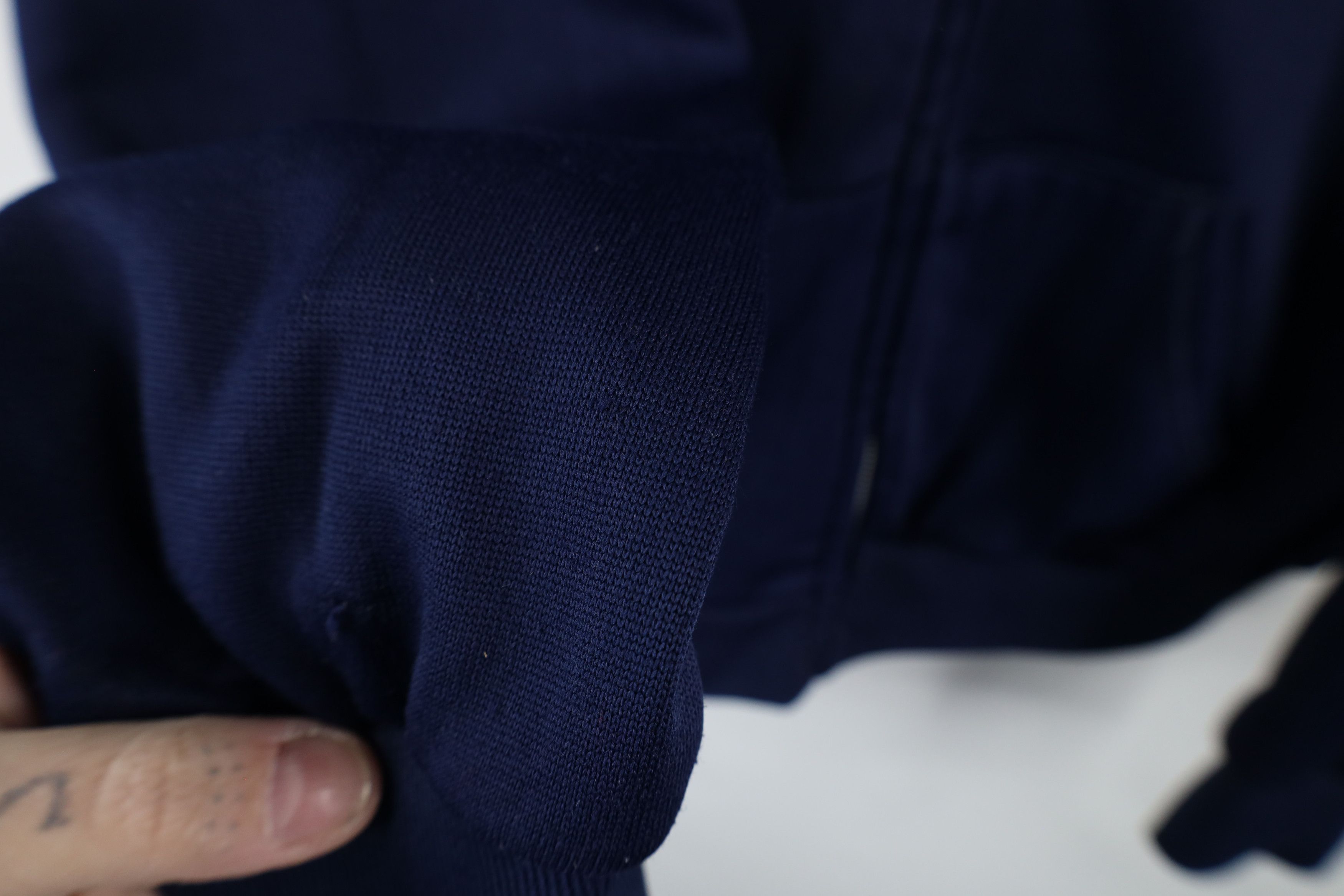 Vintage Vintage 70s Streetwear Full Zip Hoodie Sweatshirt Blue USA Size US XL / EU 56 / 4 - 7 Thumbnail
