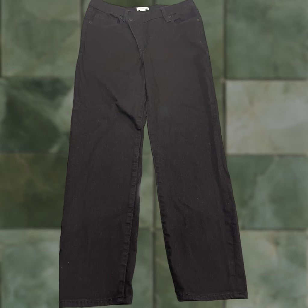 Good American Good American Good Classic Jeans Size 14/32 Inseam 27" BLACK001 GCLC047SBT Size 36" / US 14 / IT 50 - 1 Thumbnail