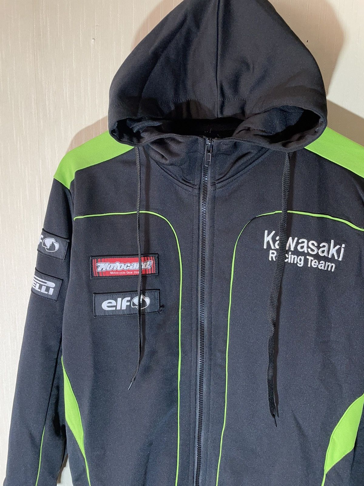 Vintage Kawasaki vintage racing zip hoodie Size US S / EU 44-46 / 1 - 5 Thumbnail
