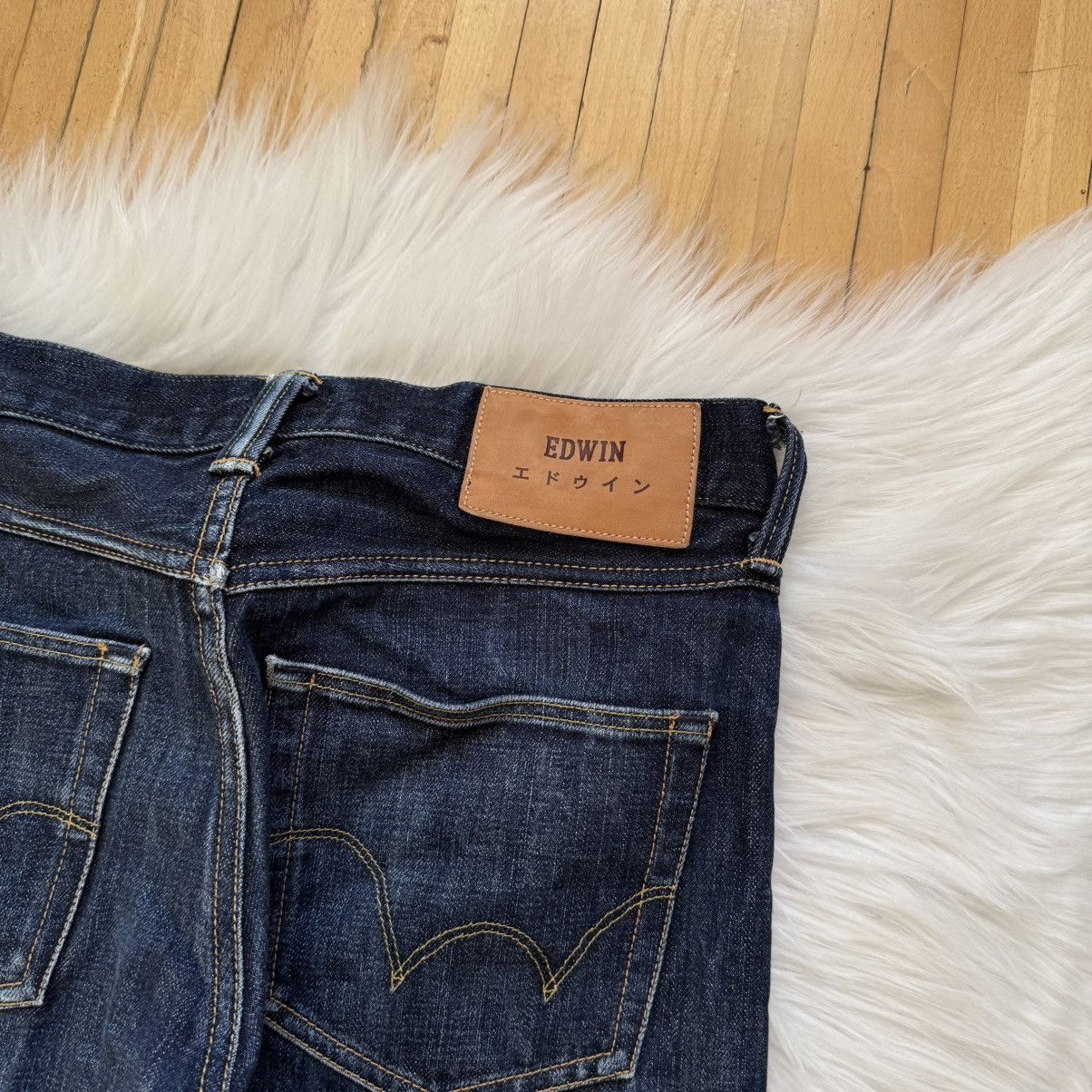 Edwin 📌 Crazy Edwin Japan Selvedge Denim Washed Jeans Size US 29 - 3 Thumbnail