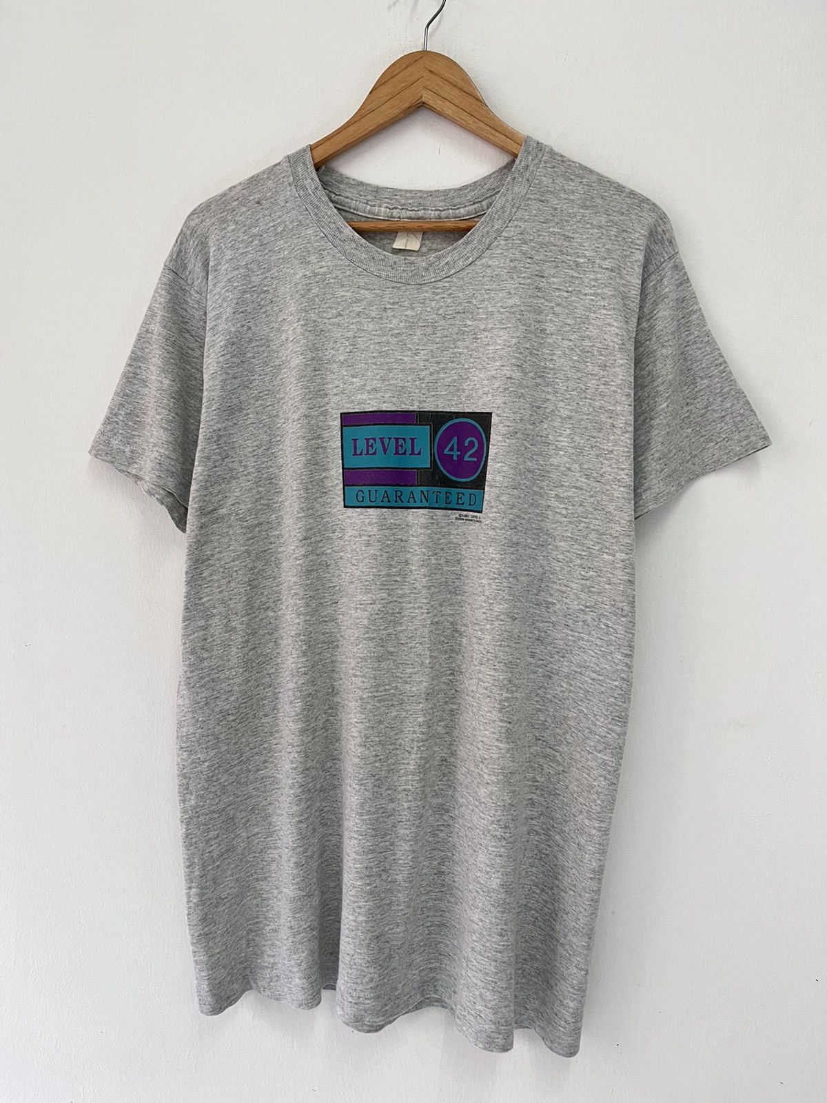 Band Tees 90’s Level 42 Tour Size US L / EU 52-54 / 3 - 3 Thumbnail