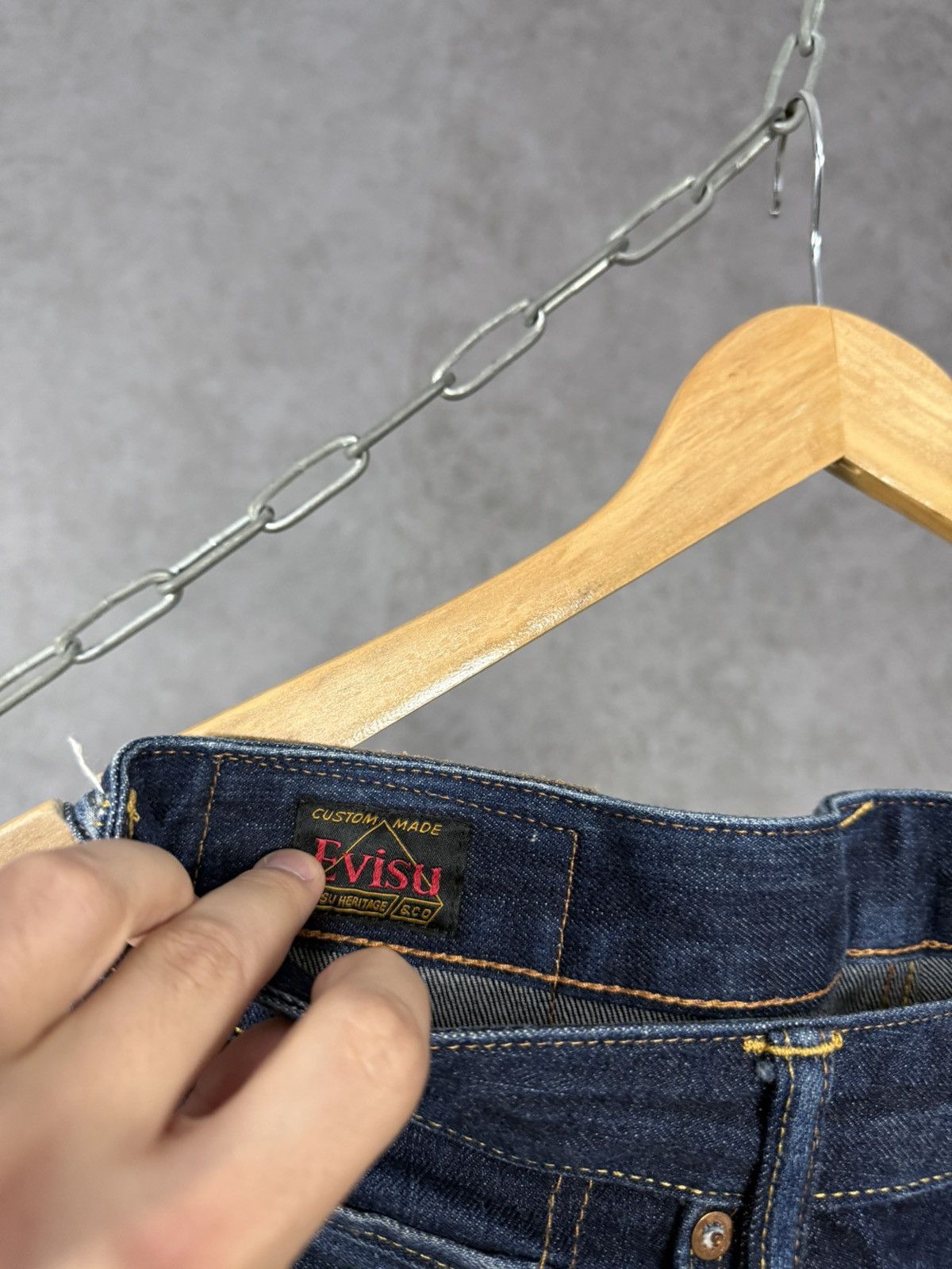 Evisu Evisu Japanese selvedge jeans Size US 30 / EU 46 - 10 Thumbnail