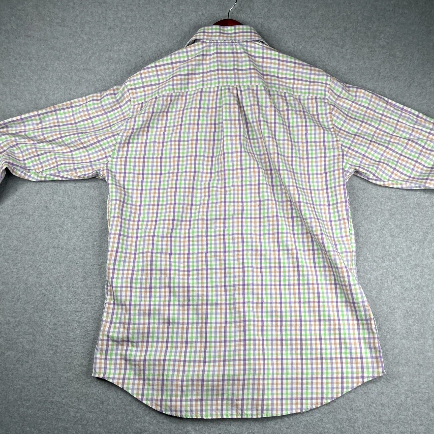 Peter Millar Peter Millar Shirt Large Multicolor Check Long Sleeve Button-Up Mens Size US L / EU 52-54 / 3 - 6 Thumbnail