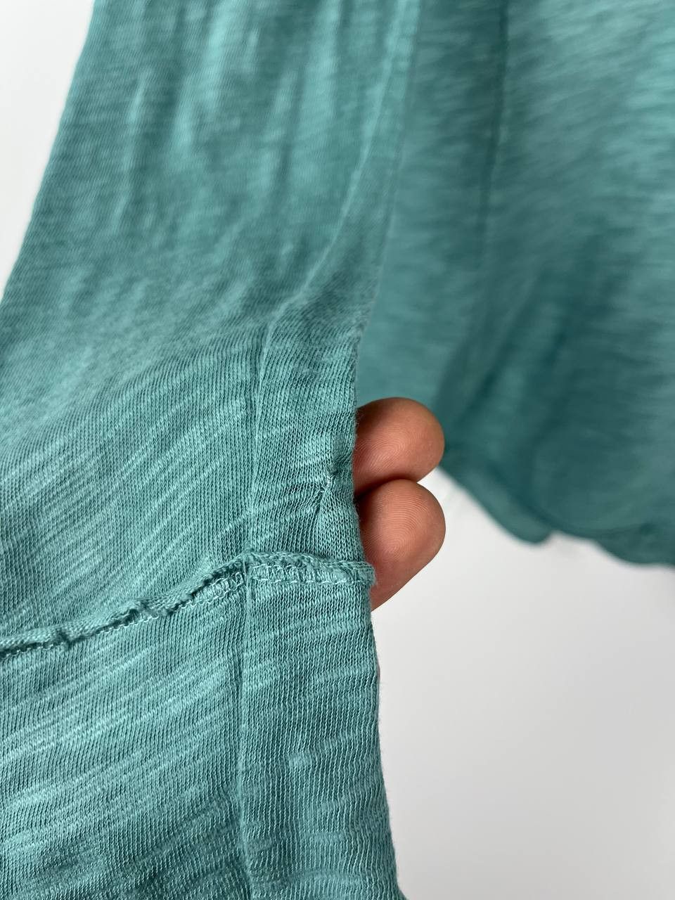 Zadig & Voltaire Zadig & Voltaire Teal Green Slub Wolf Graphic Shirt Top Size S / US 4 / IT 40 - 4 Thumbnail