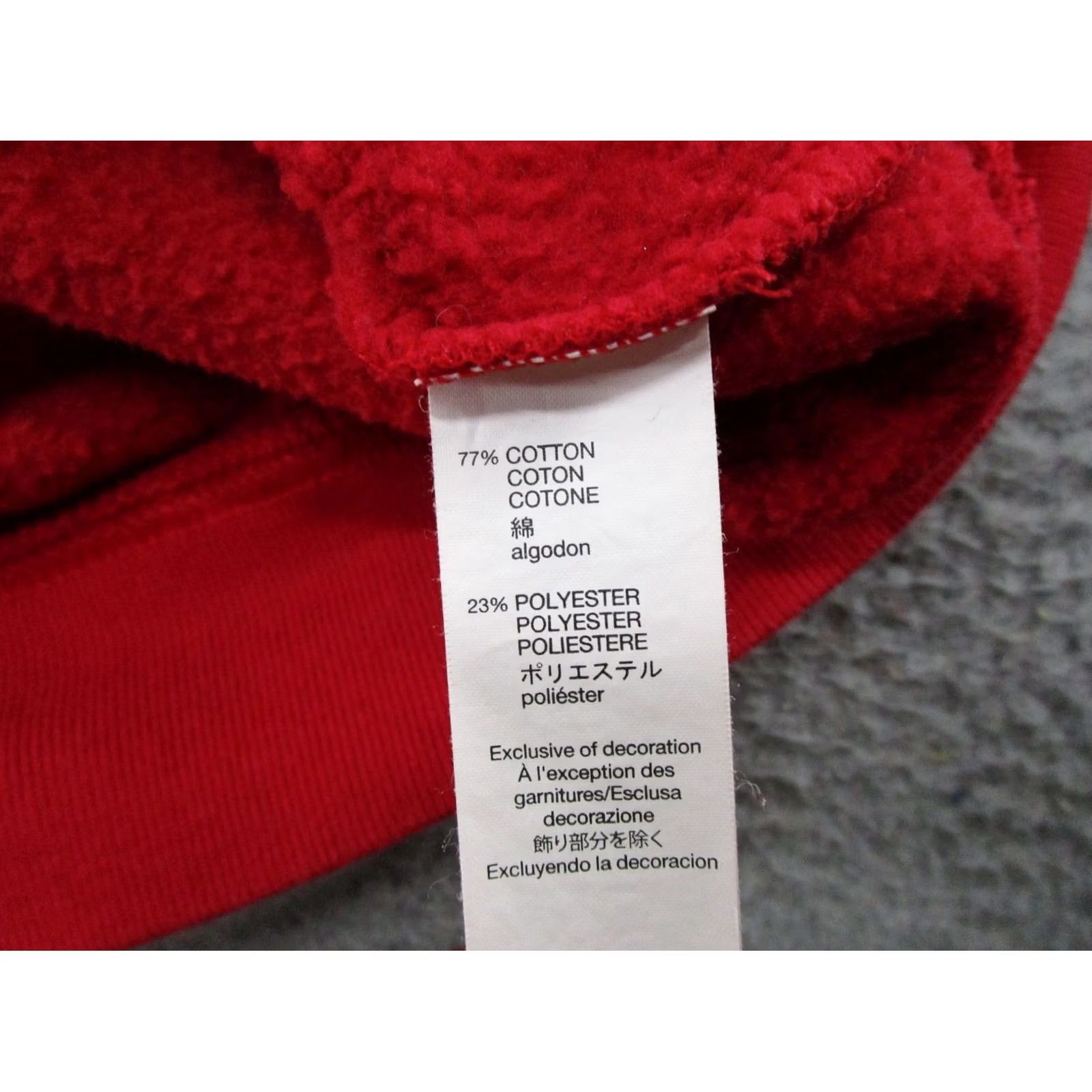 Gap VTG GAP Pullover Hoodie Mens XL Red Crew Neck Fleece Cotton Baggy 90s Skater Sports All Seasons Hooded Size US XL / EU 56 / 4 - 5 Thumbnail
