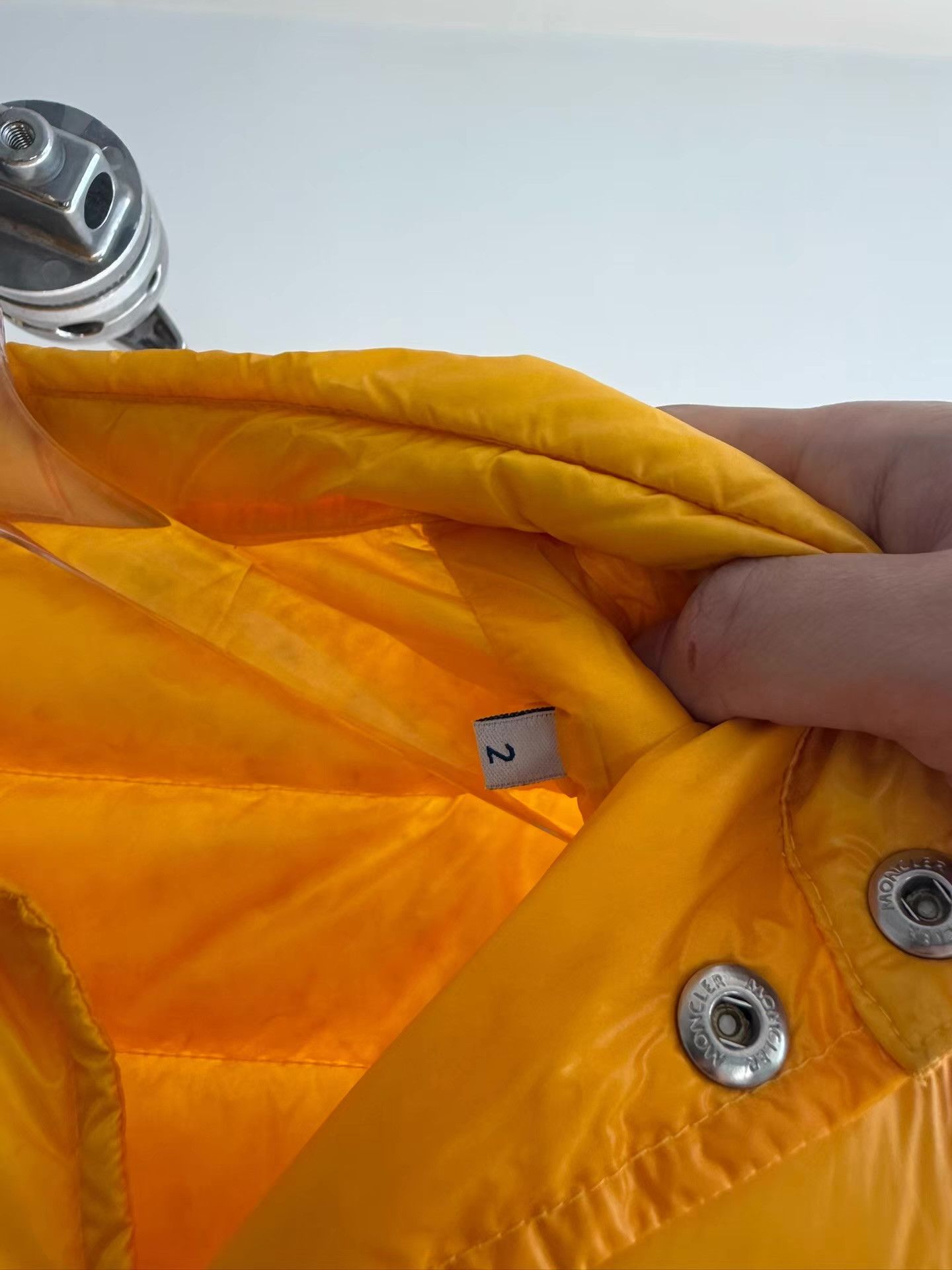 Moncler Moncler Yellow Down Jacket Q17 Size US M / EU 48-50 / 2 - 3 Thumbnail