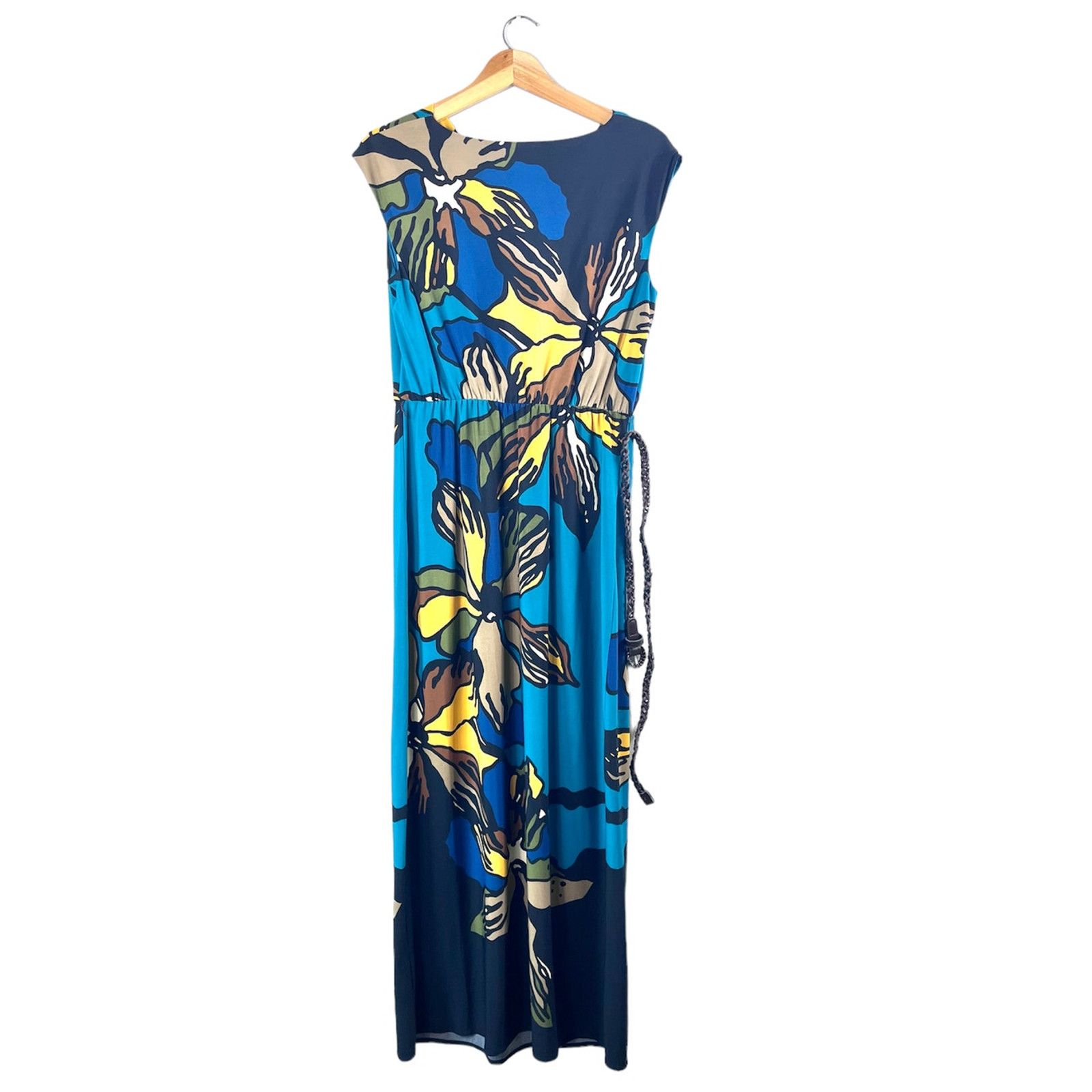 Vintage Women's Vintage Danny & Nicole Maxi Graphic Print Dress M Size M / US 6-8 / IT 42-44 - 2 Thumbnail