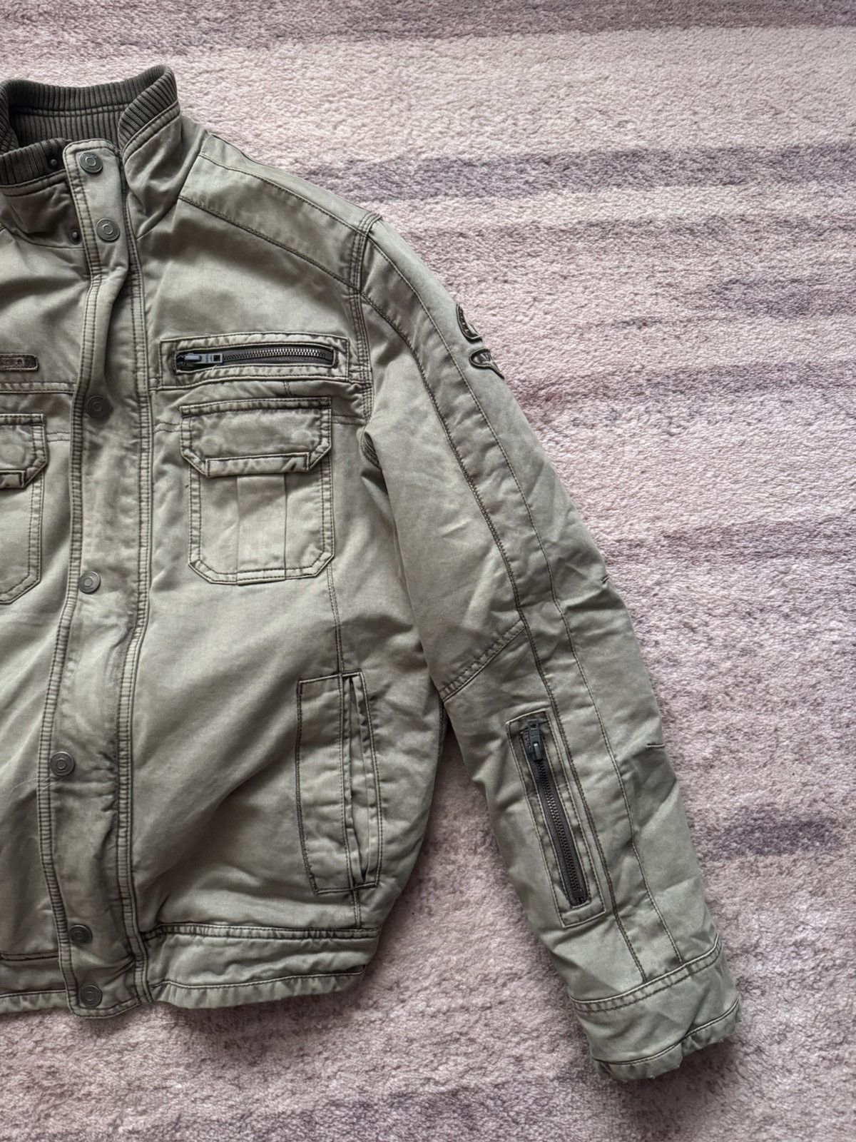 Vintage Vintage pilot jacket grunge y2k boxy L zip up tech wear Size US L / EU 52-54 / 3 - 4 Thumbnail