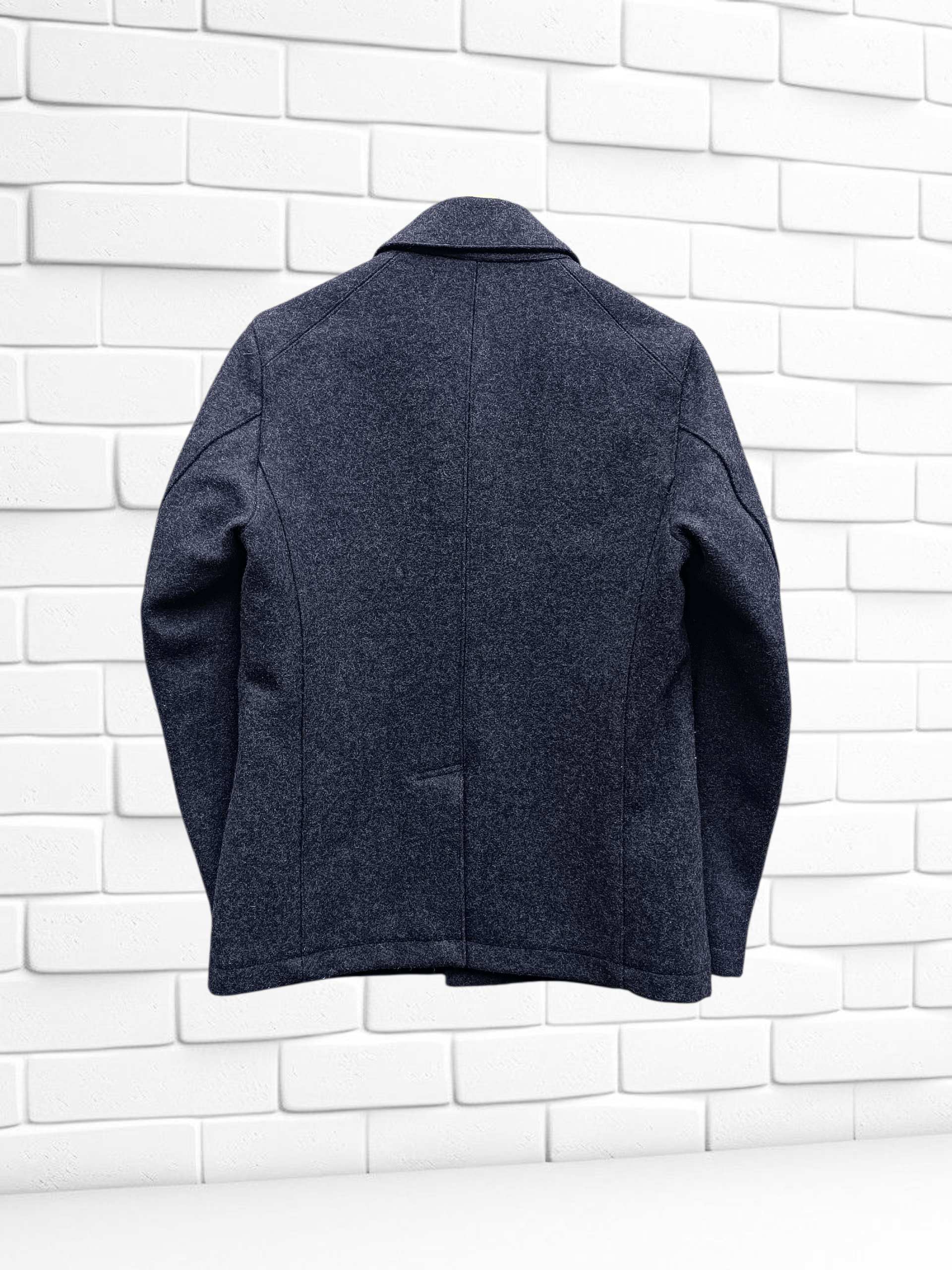 United Arrows United Arrows Melton Wool Jacket Dark Gray Size US M / EU 48-50 / 2 - 3 Thumbnail