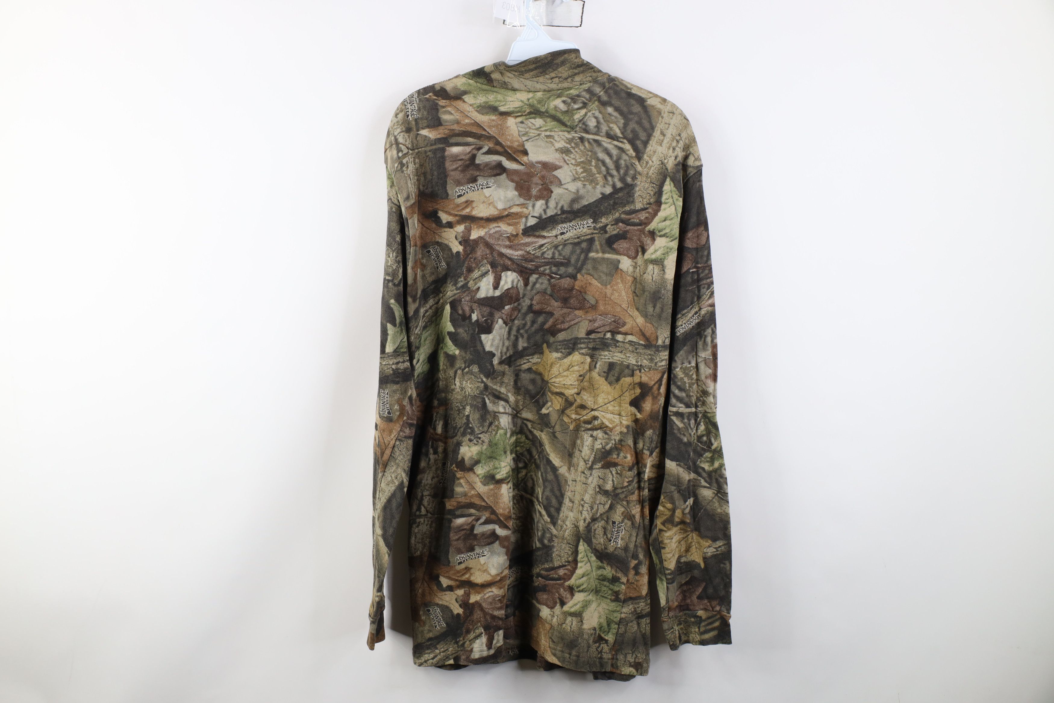 Vintage Vintage 90s Streetwear Mock Neck Long Sleeve T-Shirt Size US XL / EU 56 / 4 - 10 Thumbnail