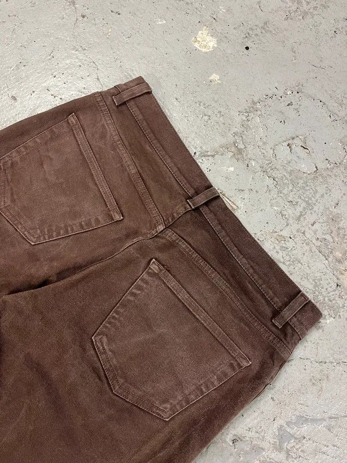 Helmut Lang × Vintage Helmut Lang Brown Classic Faded Pants Size US 32 / EU 48 - 9 Thumbnail