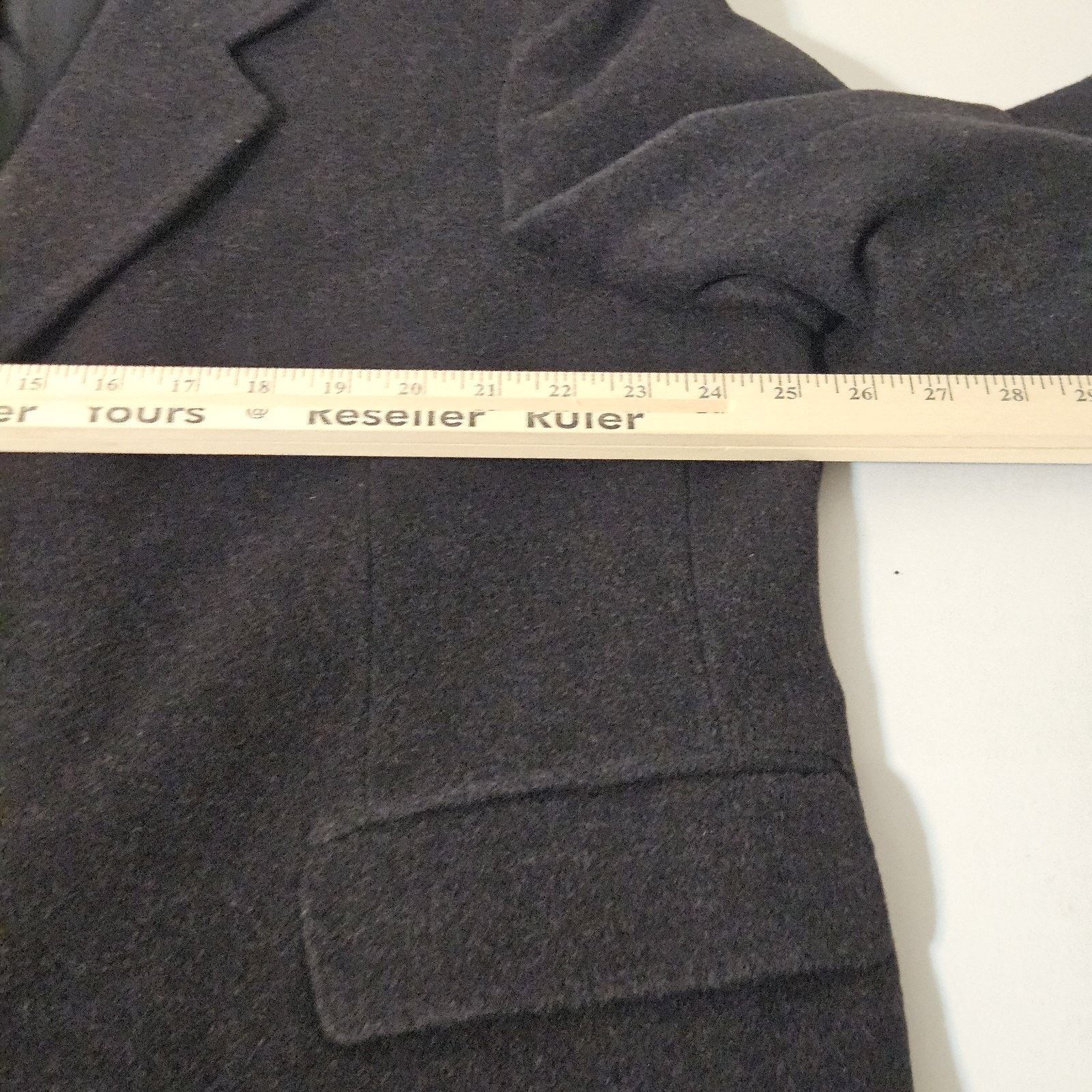 Di Bianco di Silver ITALY 50 Men's Cashmere Coat Topcoat Black 41L Size US M / EU 48-50 / 2 - 7 Thumbnail