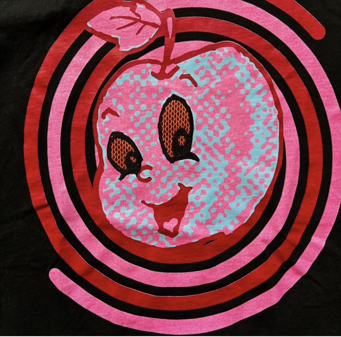 99%IS- 99%is- Im Fine Apple Spiral Tee Black Size Medium Size US M / EU 48-50 / 2 - 2 Thumbnail