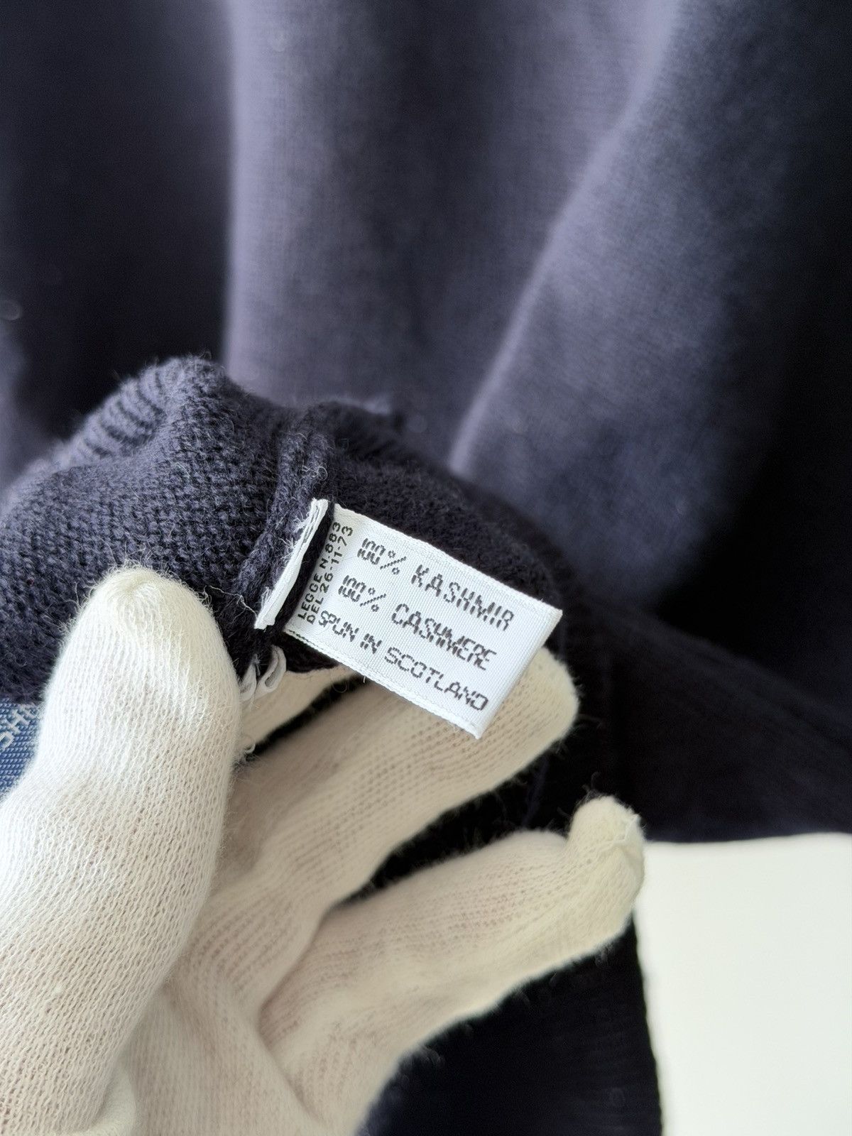 Fedeli NWT Fedeli Navy Blue Cashmere Turtleneck Sweater Size US XXL / EU 58 / 5 - 11 Thumbnail